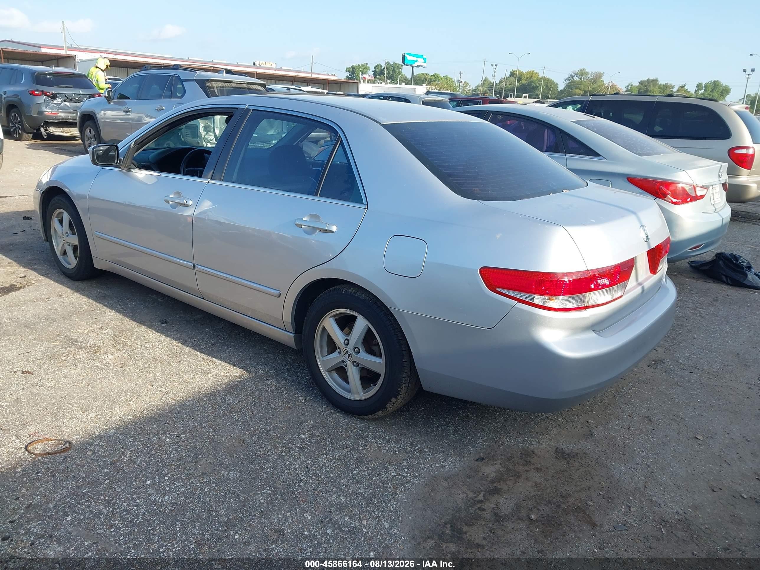2003 Honda Accord 2.4 Ex Серебряный vin: 1HGCM56673A127841