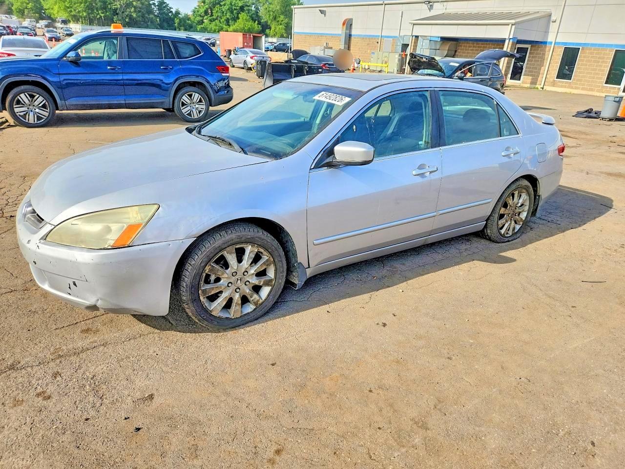2003 Honda Accord Ex Серебряный vin: 1HGCM56673A139746