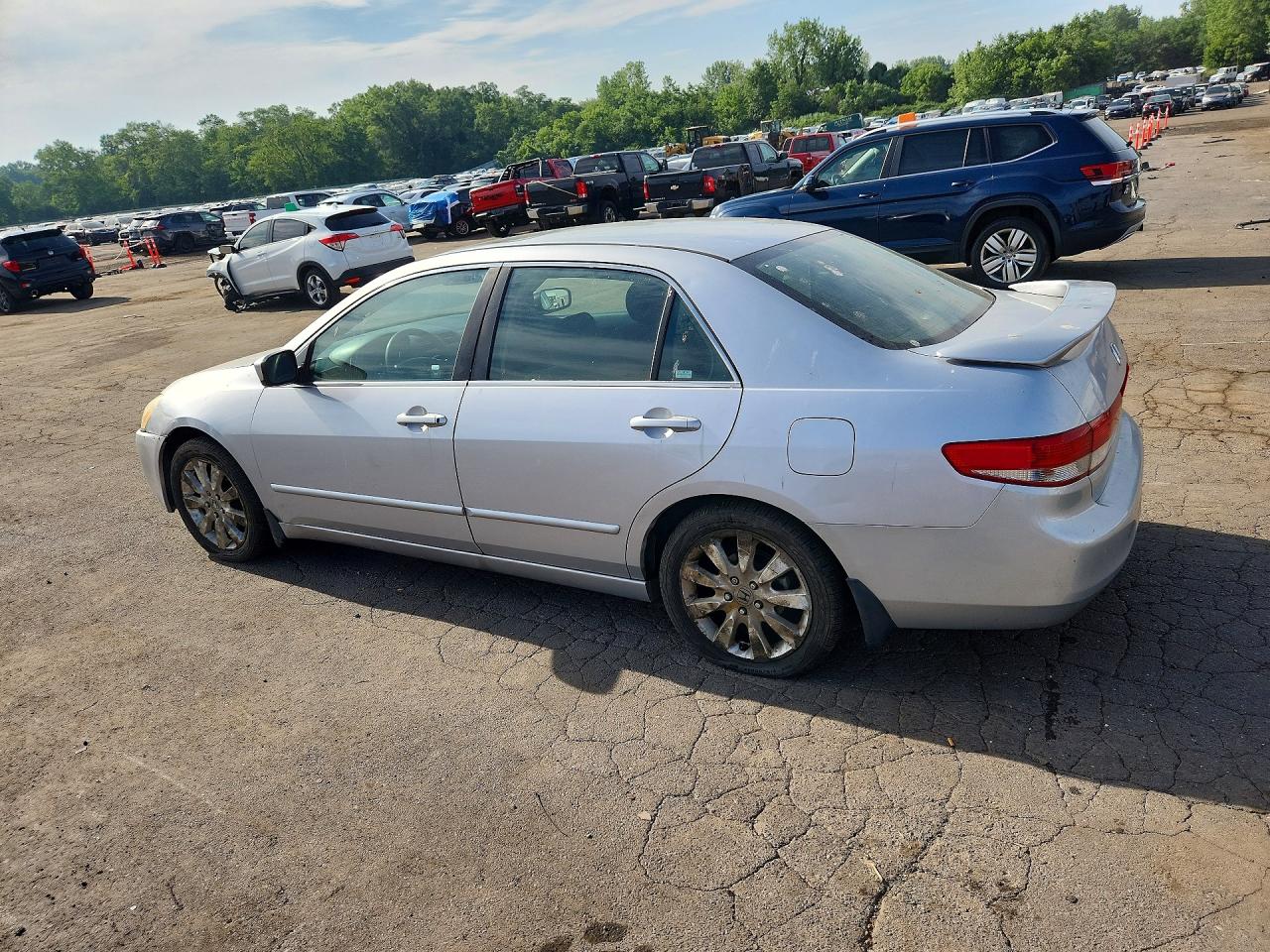 2003 Honda Accord Ex Серебряный vin: 1HGCM56673A139746