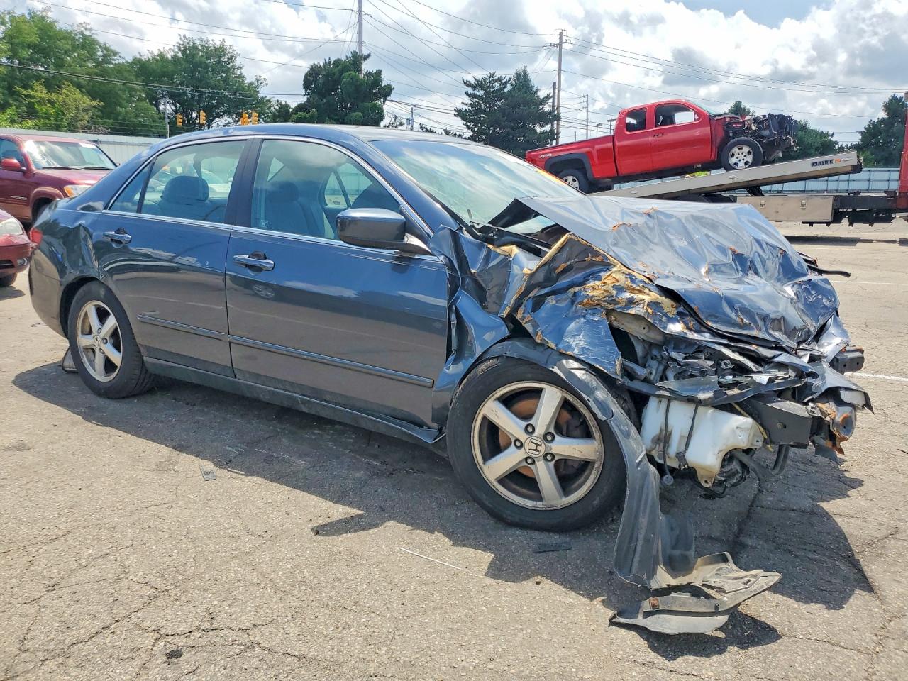 2004 Honda Accord Ex Charcoal vin: 1HGCM56674A049689