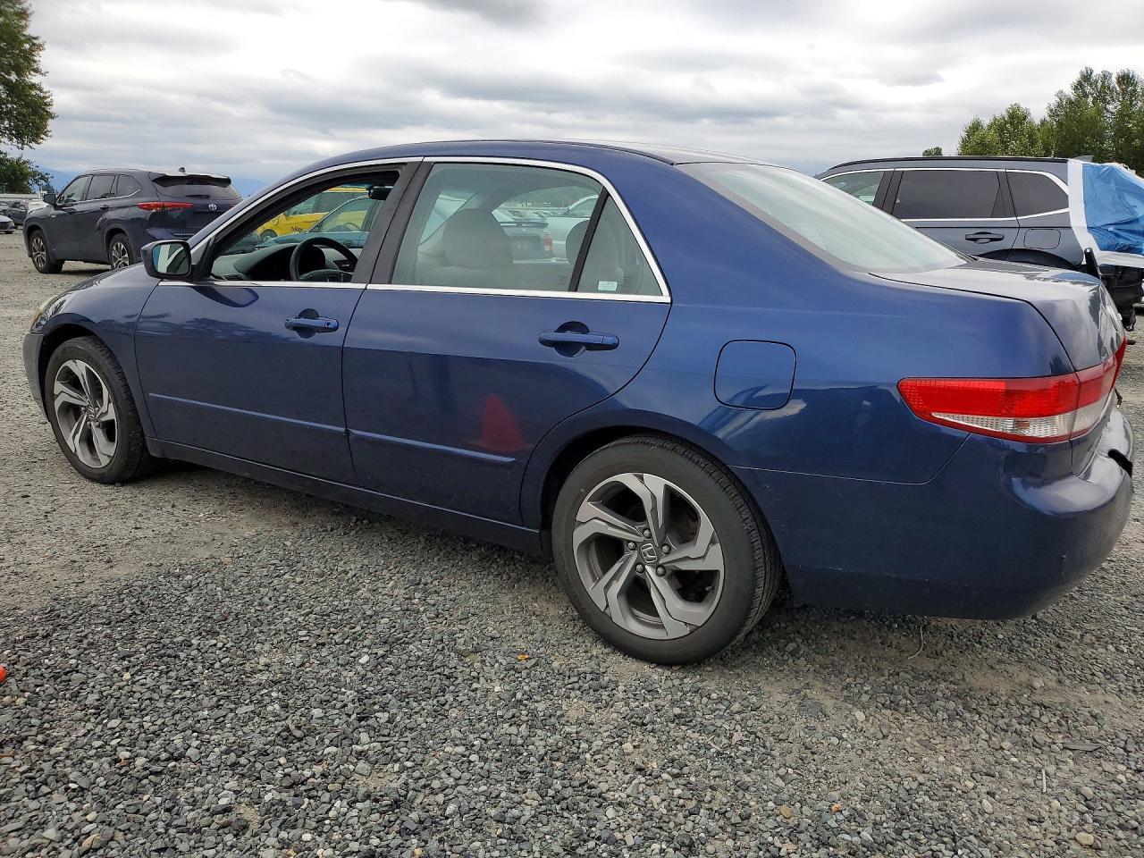 2004 Honda Accord Ex Blue vin: 1HGCM56674A058831