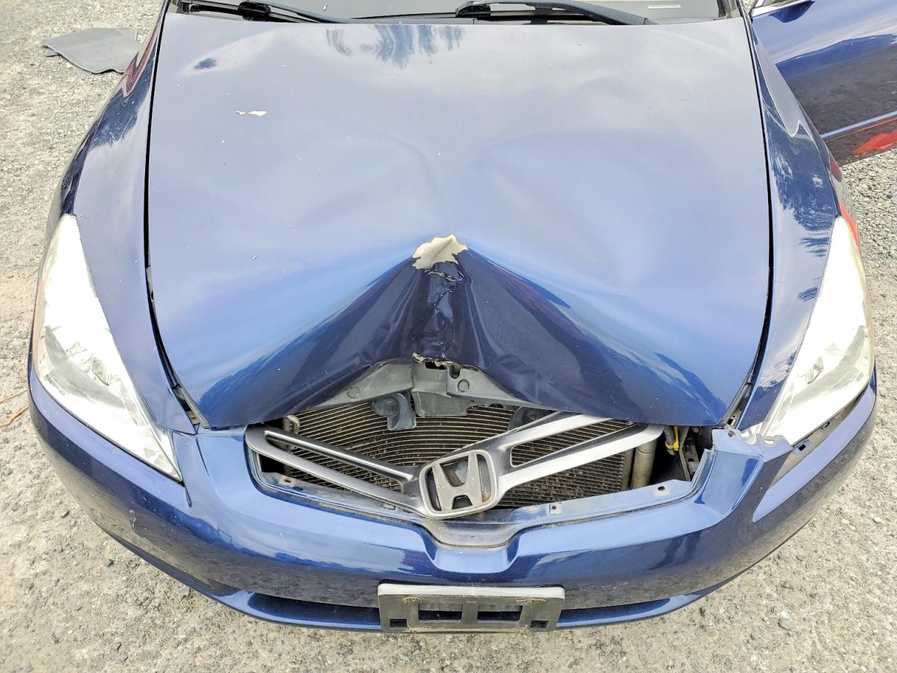2004 Honda Accord Ex Blue vin: 1HGCM56674A058831