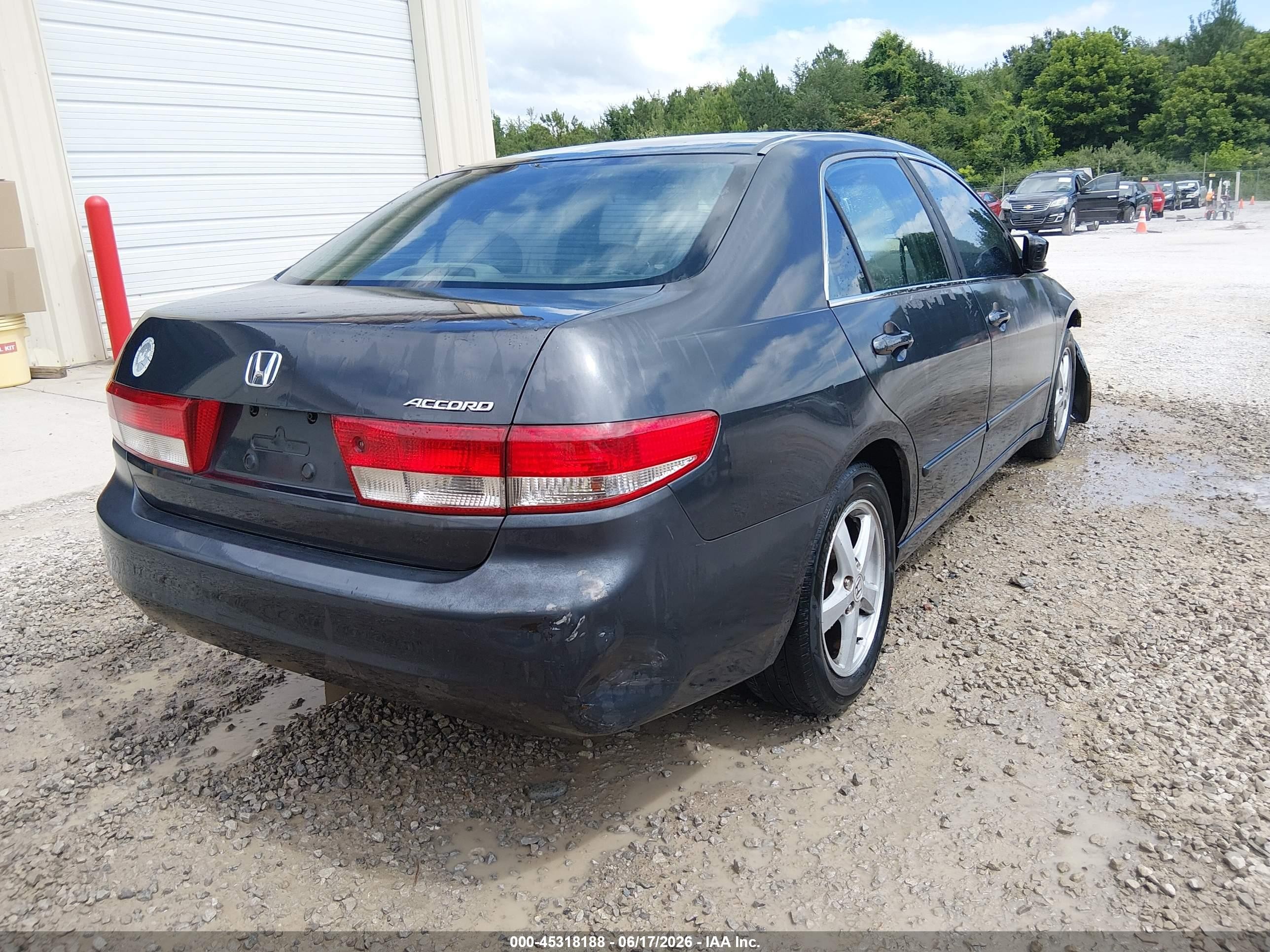 2004 Honda Accord 2.4 Ex Gray vin: 1HGCM56674A063740