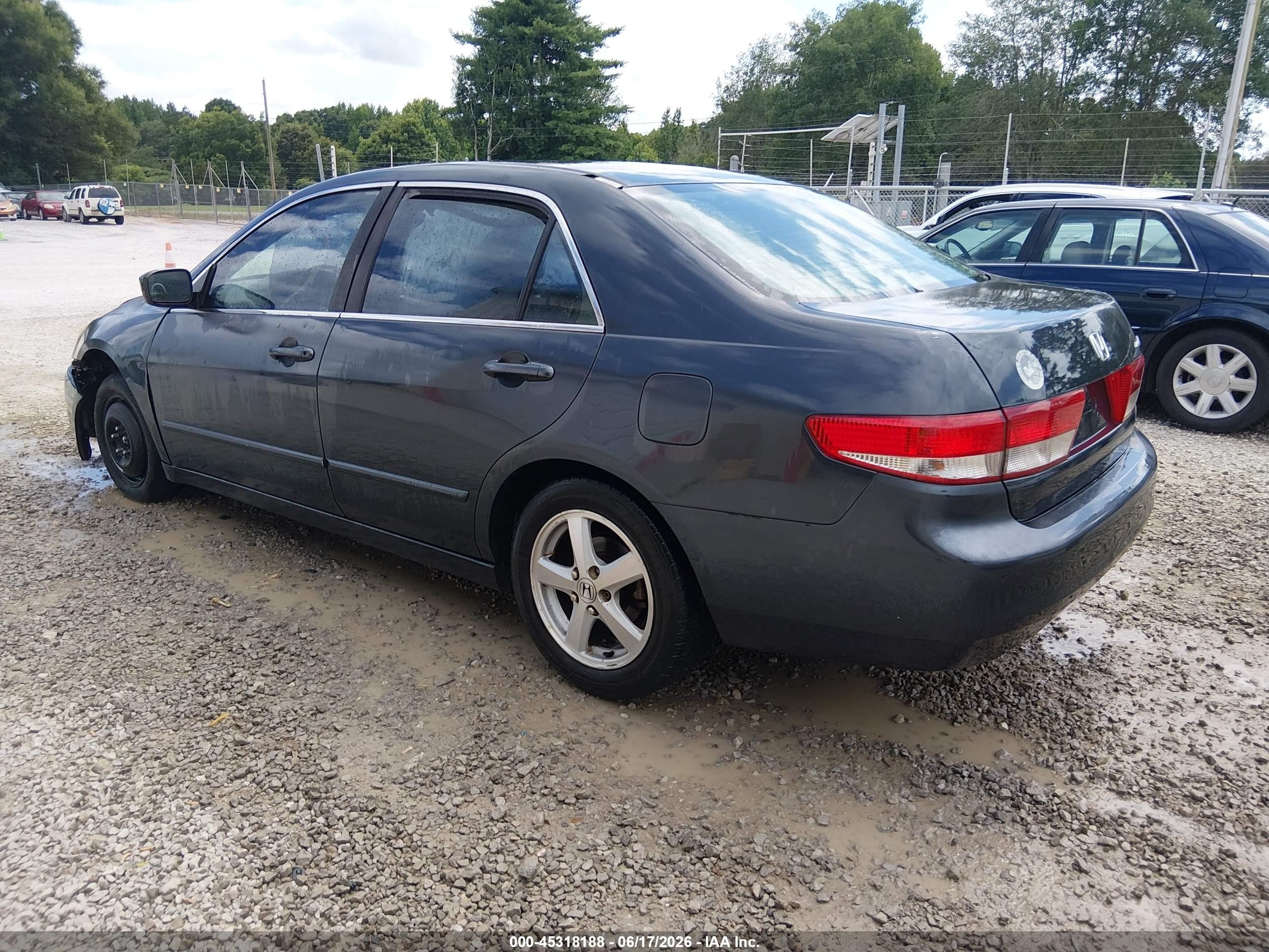 2004 Honda Accord 2.4 Ex Gray vin: 1HGCM56674A063740