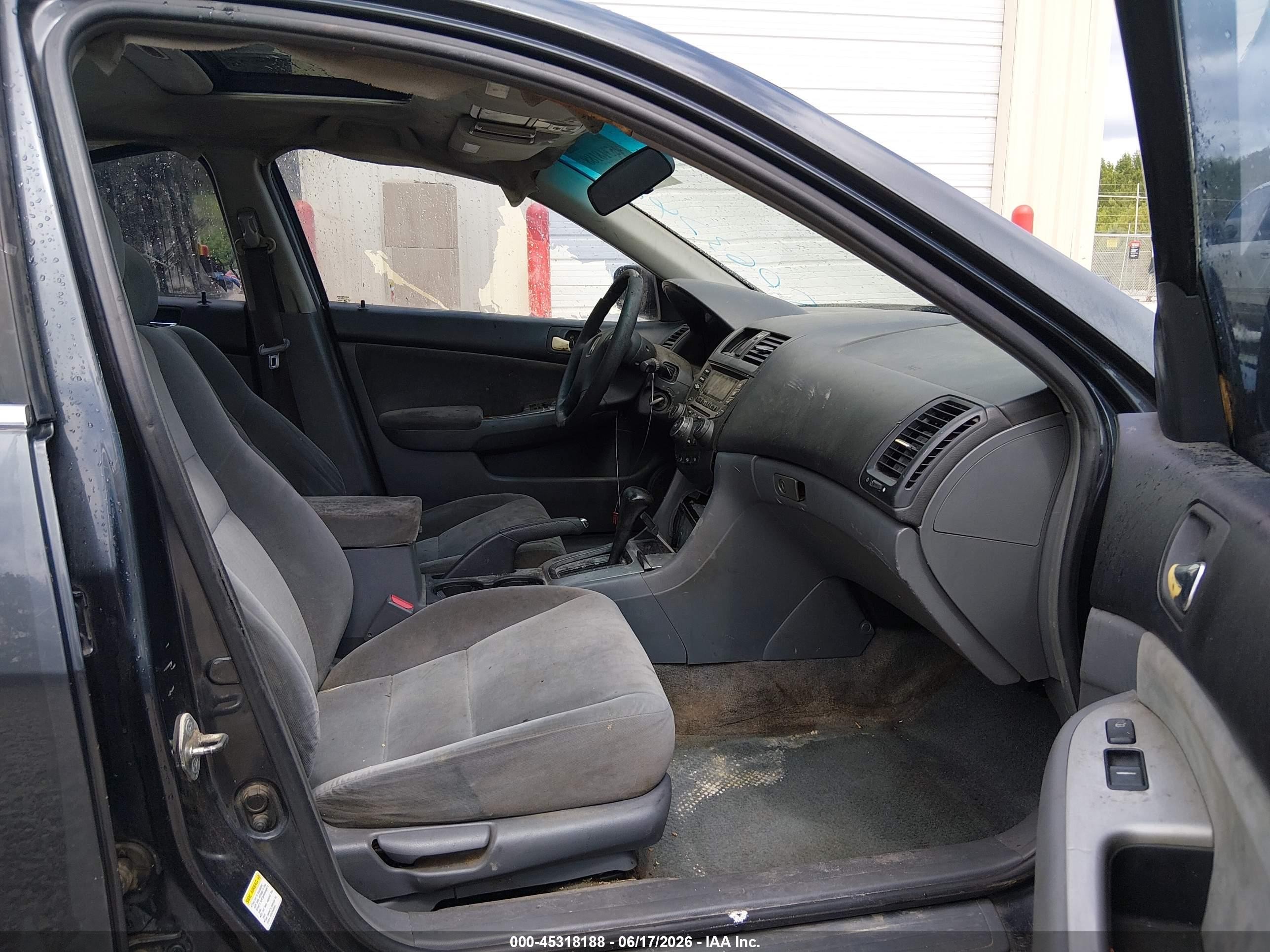 2004 Honda Accord 2.4 Ex Gray vin: 1HGCM56674A063740
