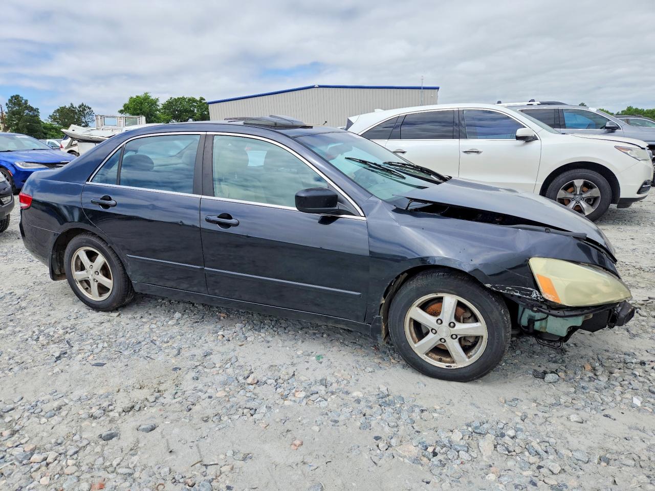 2004 Honda Accord 4d Dx Черный vin: 1HGCM56674A072910