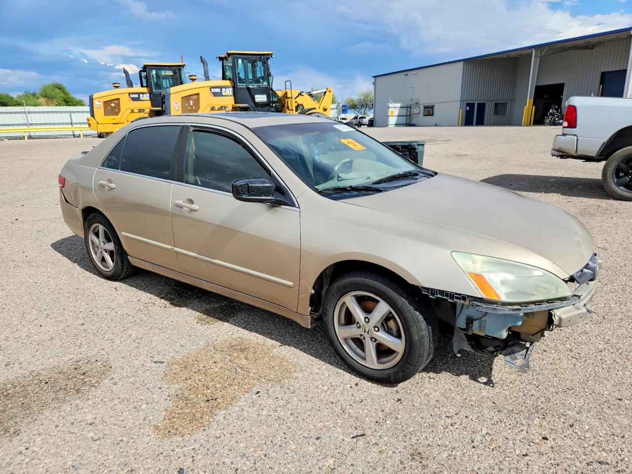 2004 Honda Accord Ex Tan vin: 1HGCM56674A096561