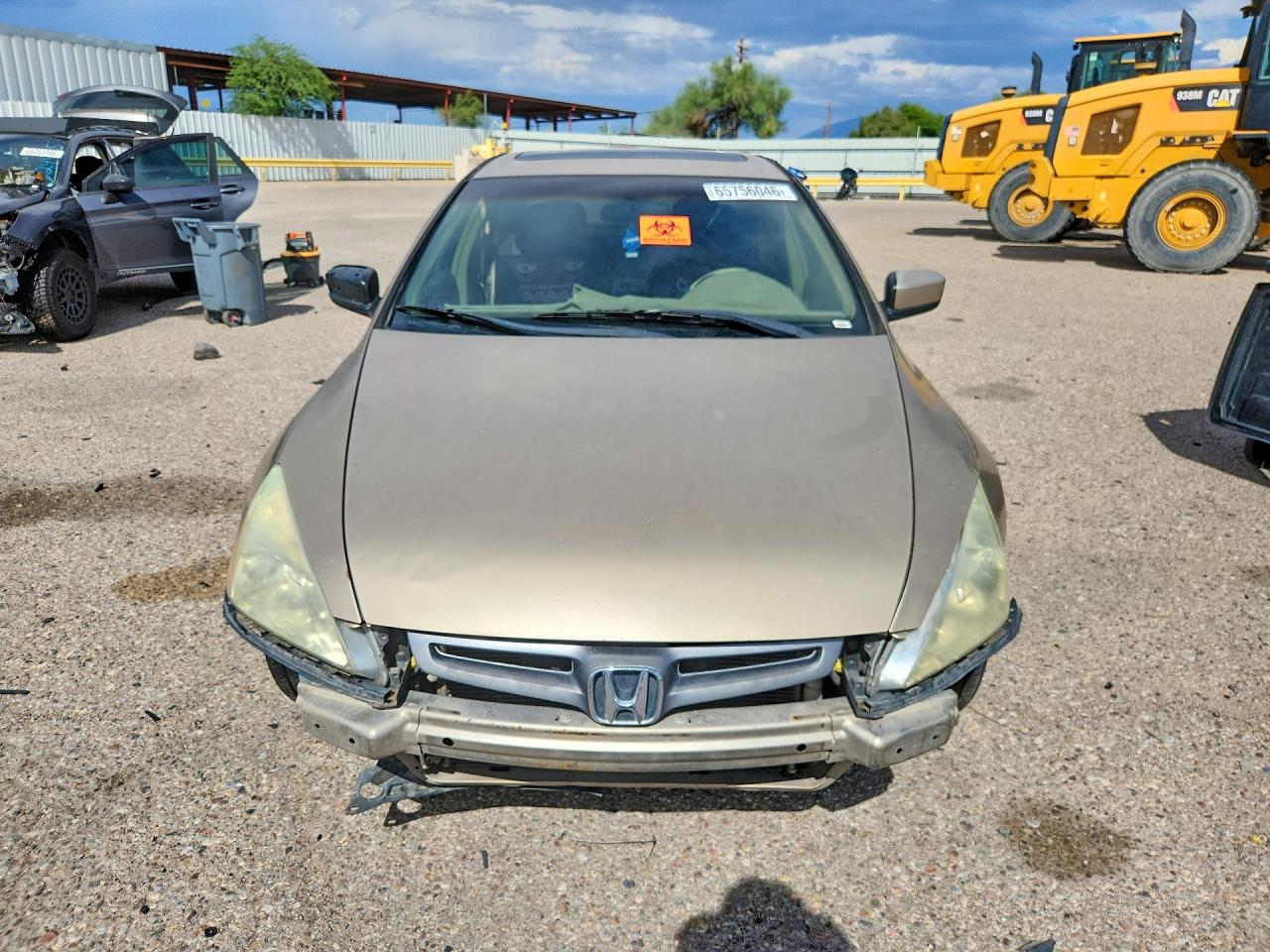 2004 Honda Accord Ex Tan vin: 1HGCM56674A096561