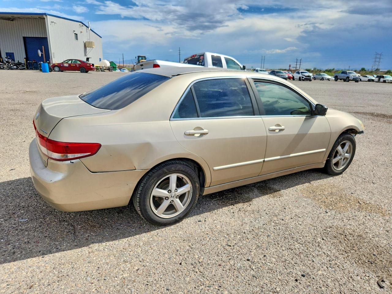 2004 Honda Accord Ex Tan vin: 1HGCM56674A096561