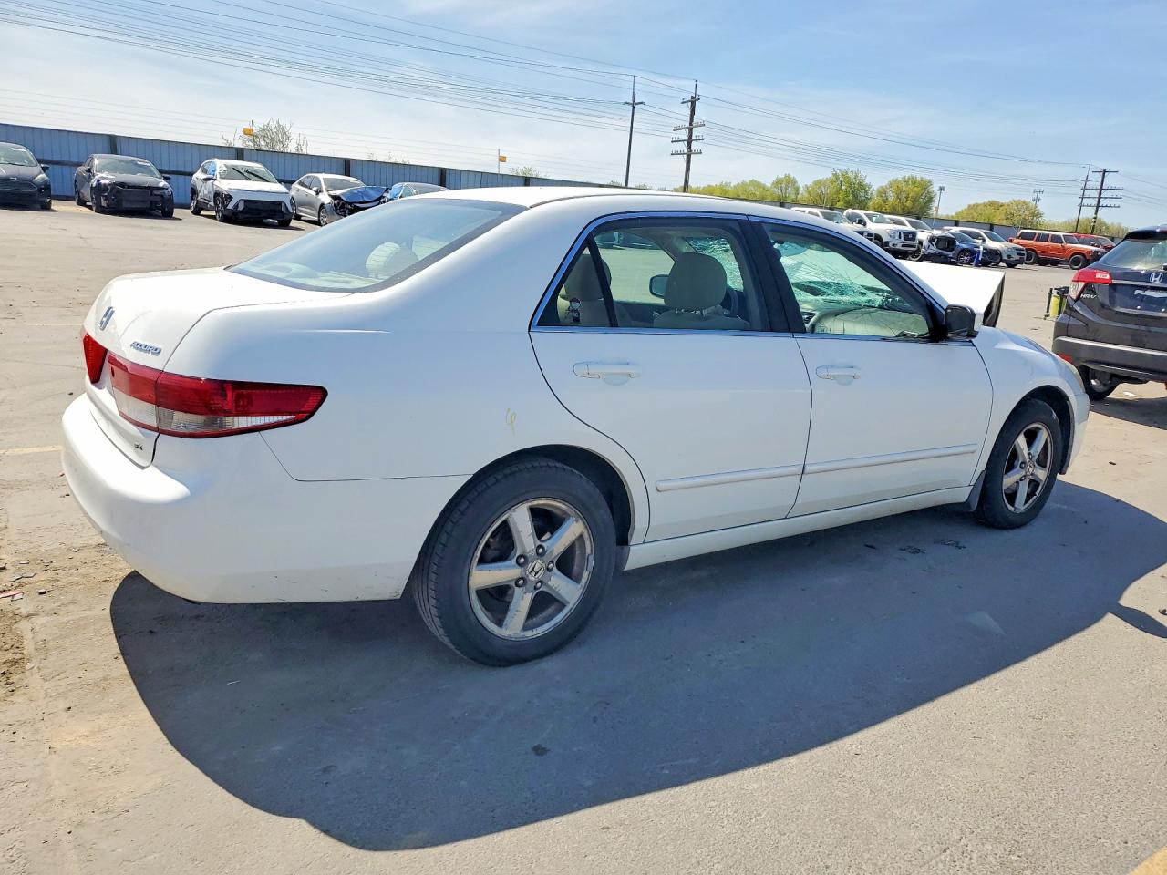 2004 Honda Accord Ex Белый vin: 1HGCM56674A107669