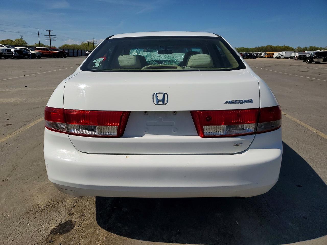 2004 Honda Accord Ex Белый vin: 1HGCM56674A107669