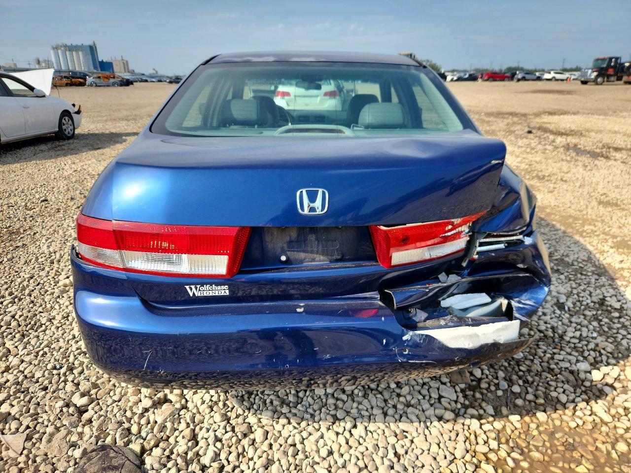 2003 Honda Accord Ex Blue vin: 1HGCM56683A031216