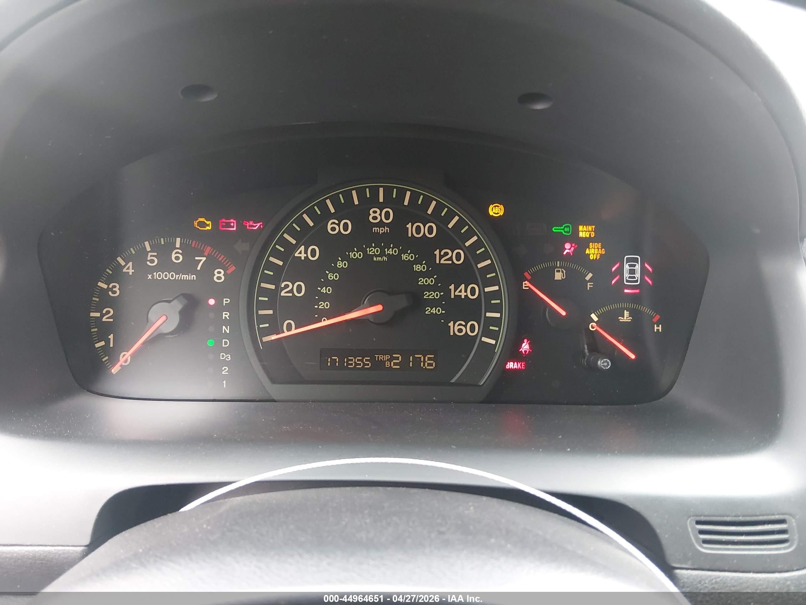 2003 Honda Accord 2.4 Ex Gray vin: 1HGCM56683A092596