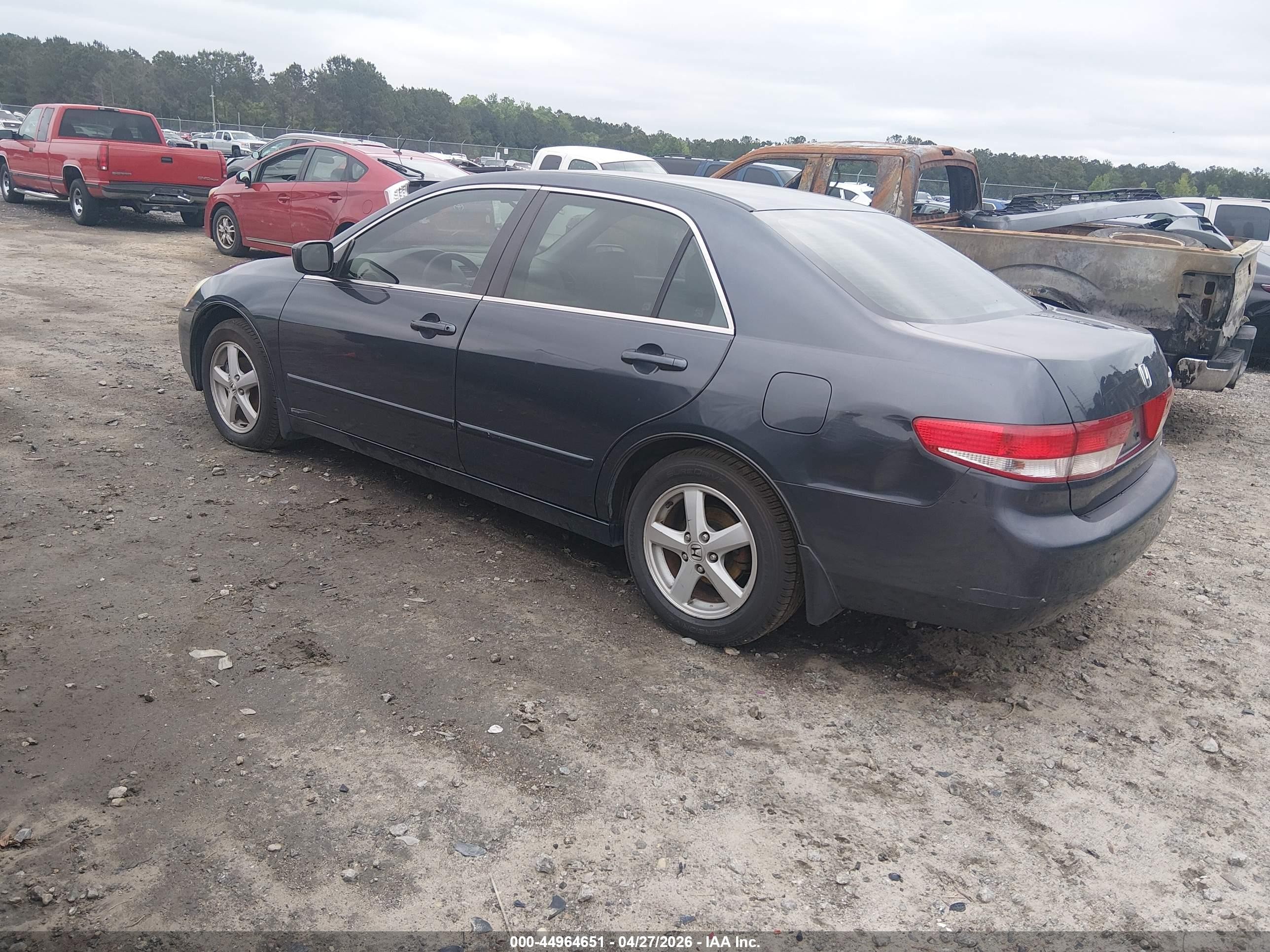2003 Honda Accord 2.4 Ex Gray vin: 1HGCM56683A092596