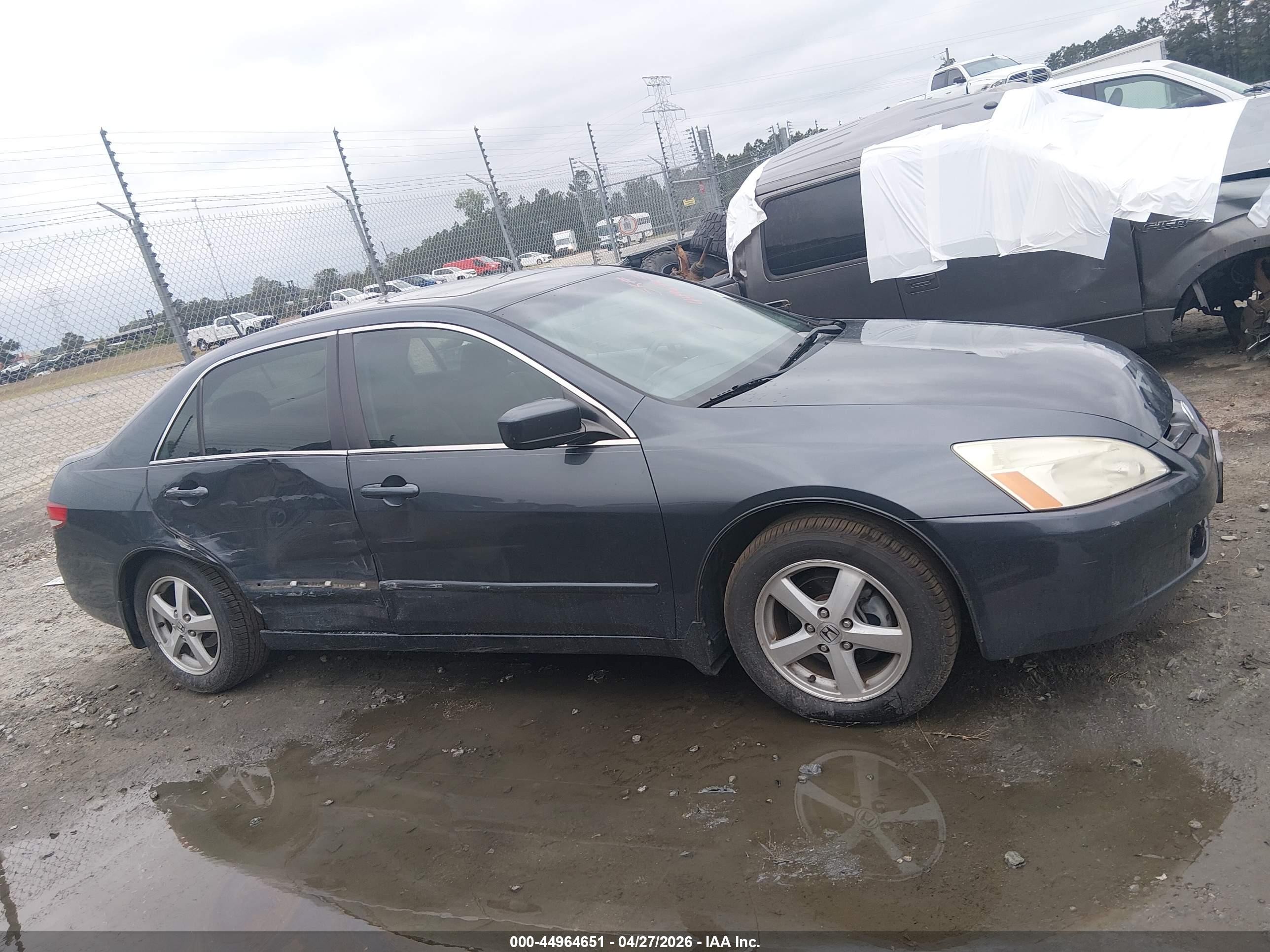 2003 Honda Accord 2.4 Ex Gray vin: 1HGCM56683A092596