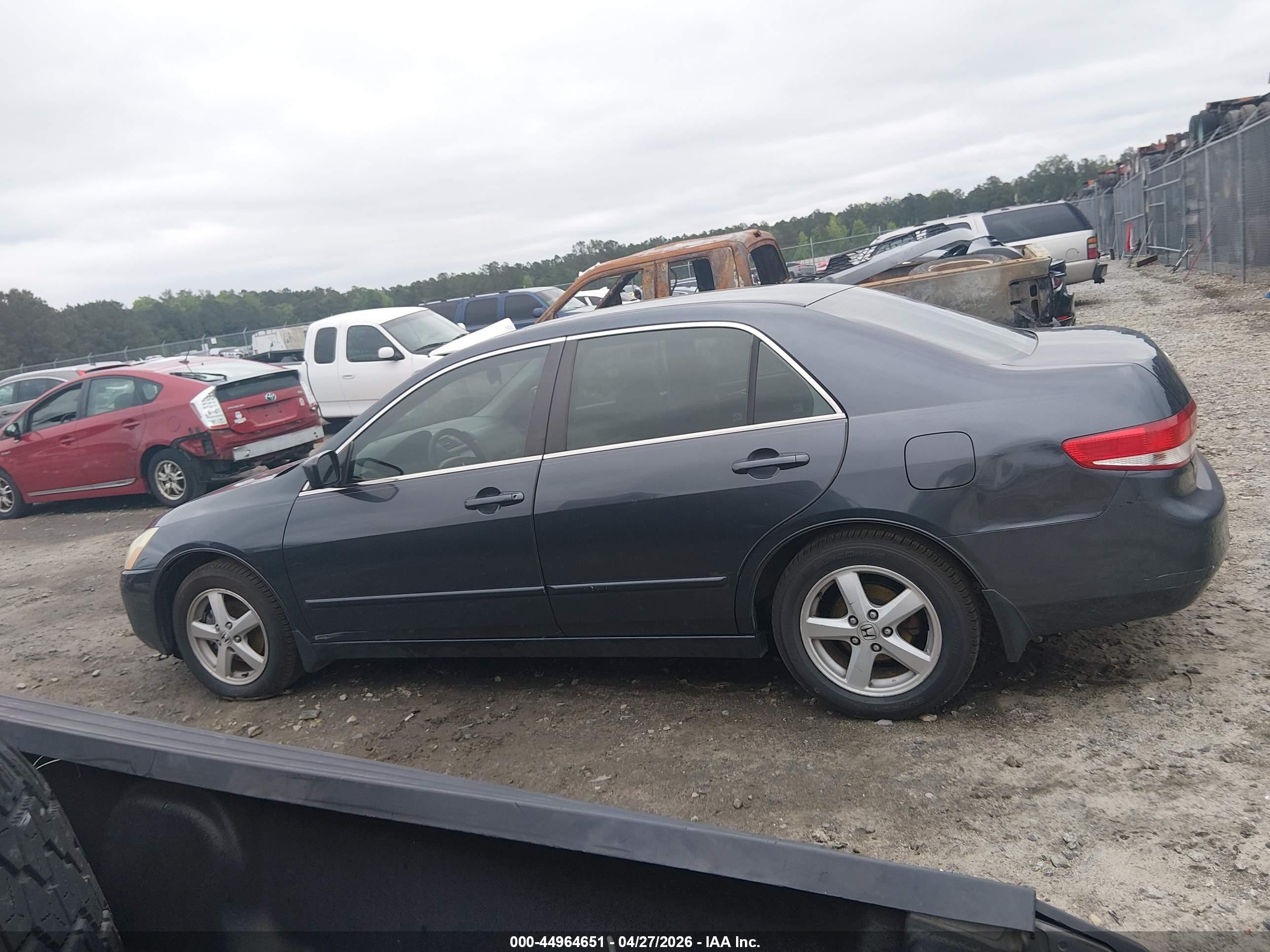 2003 Honda Accord 2.4 Ex Gray vin: 1HGCM56683A092596