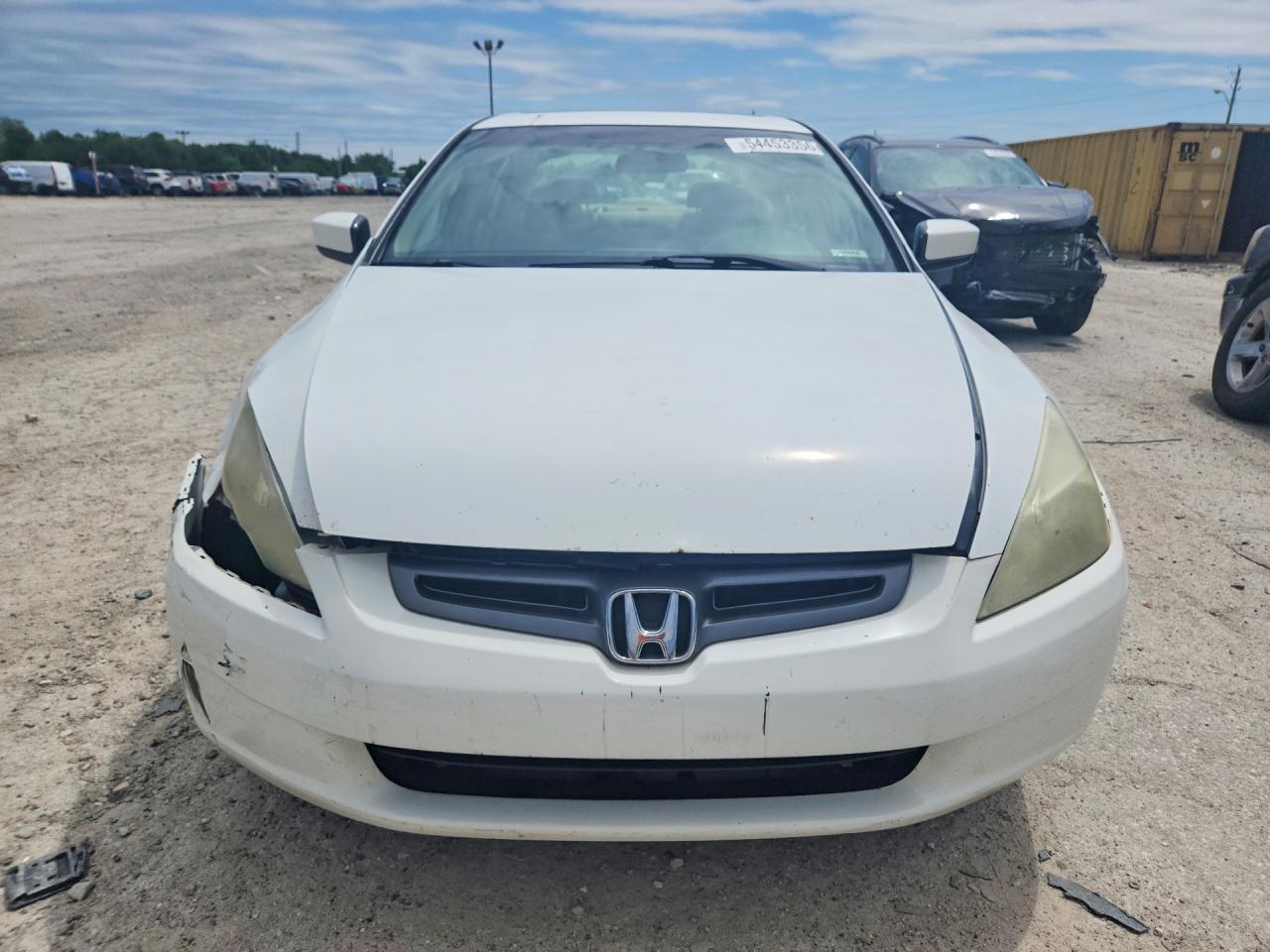 2003 Honda Accord Ex White vin: 1HGCM56683A103869