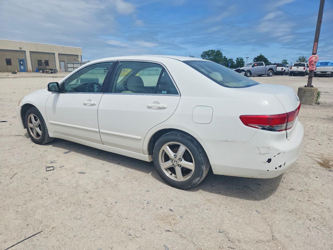 2003 Honda Accord Ex White vin: 1HGCM56683A103869