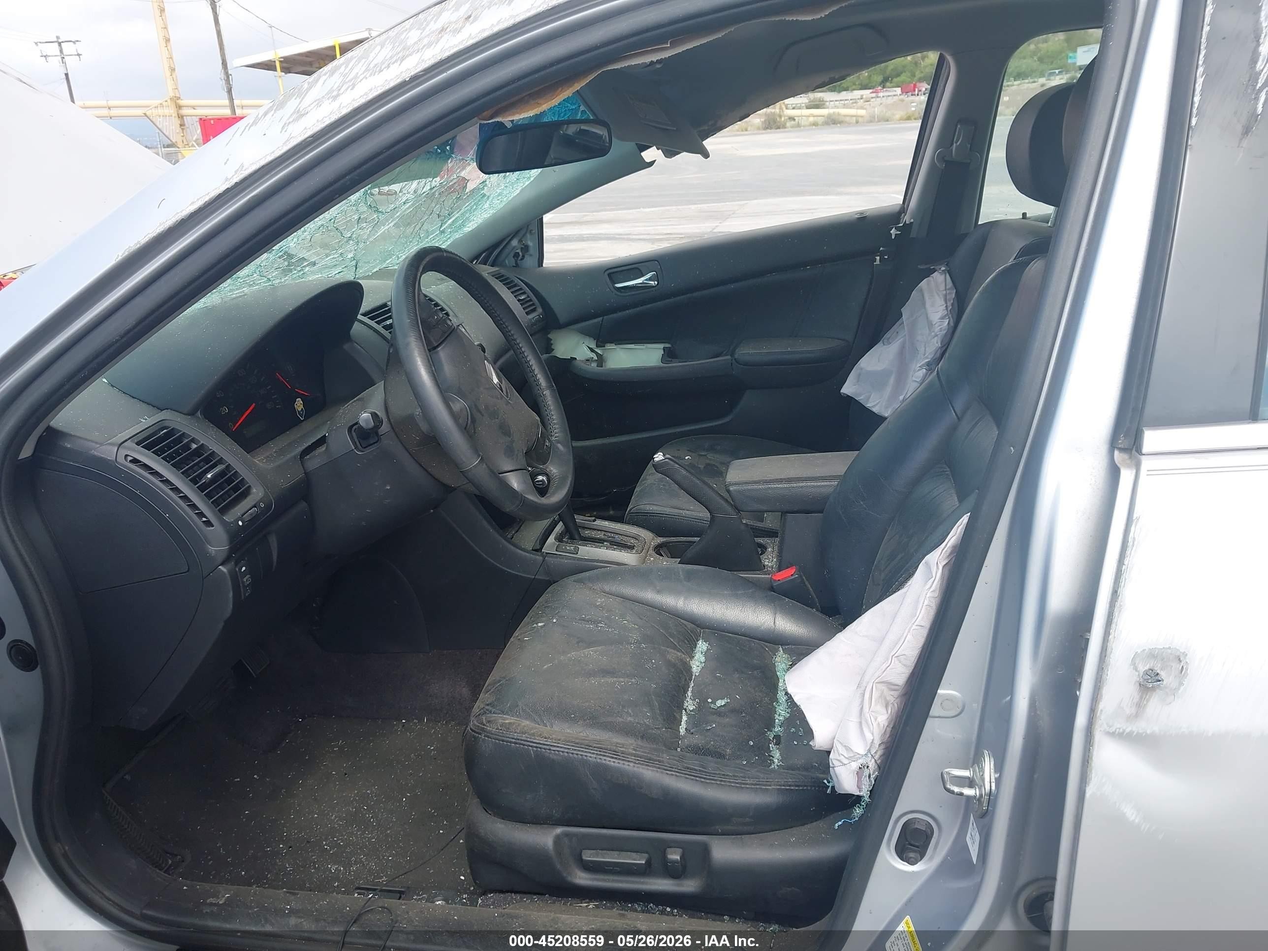 2003 Honda Accord 2.4 Ex Silver vin: 1HGCM56683A119828
