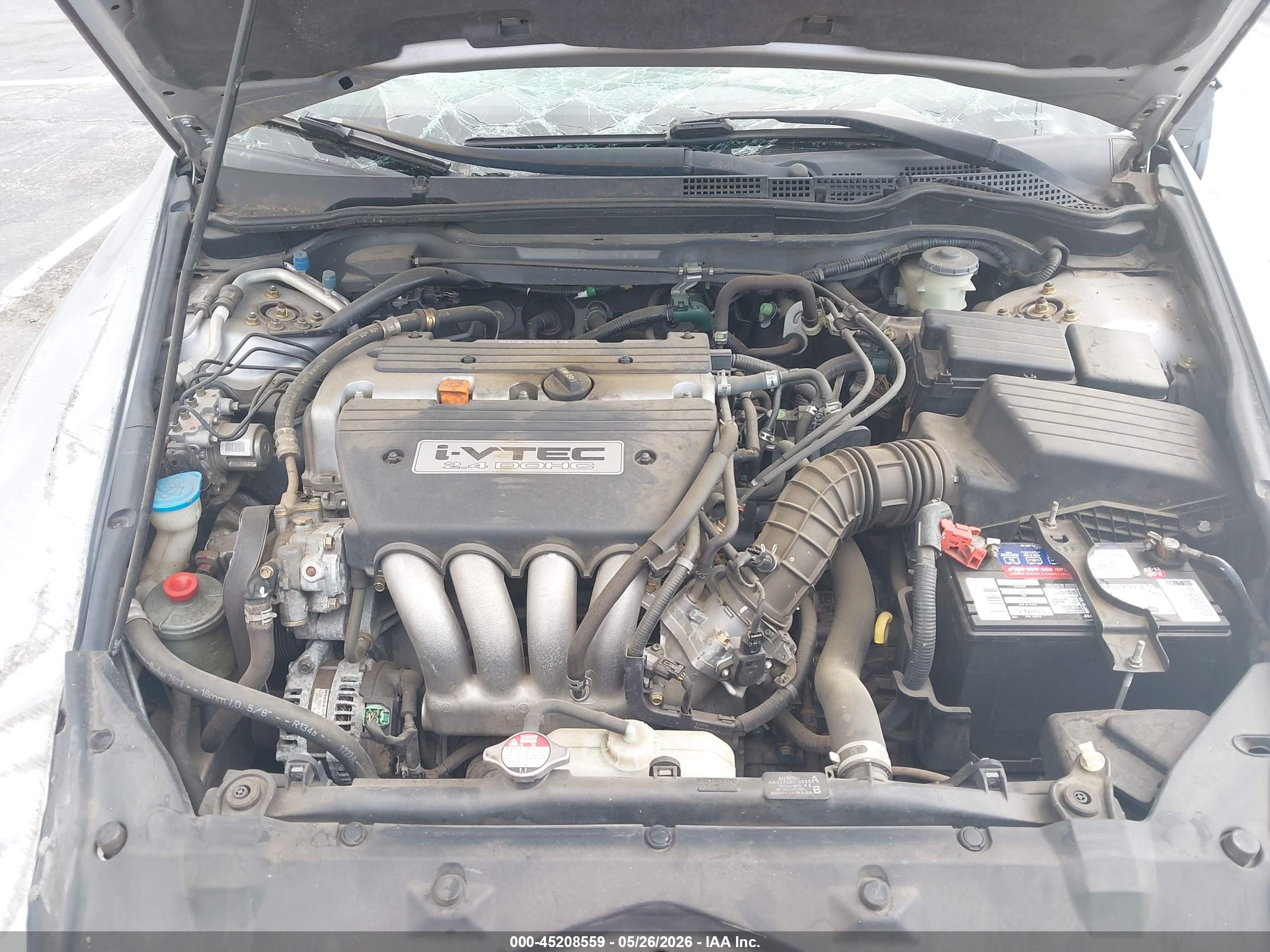 2003 Honda Accord 2.4 Ex Silver vin: 1HGCM56683A119828