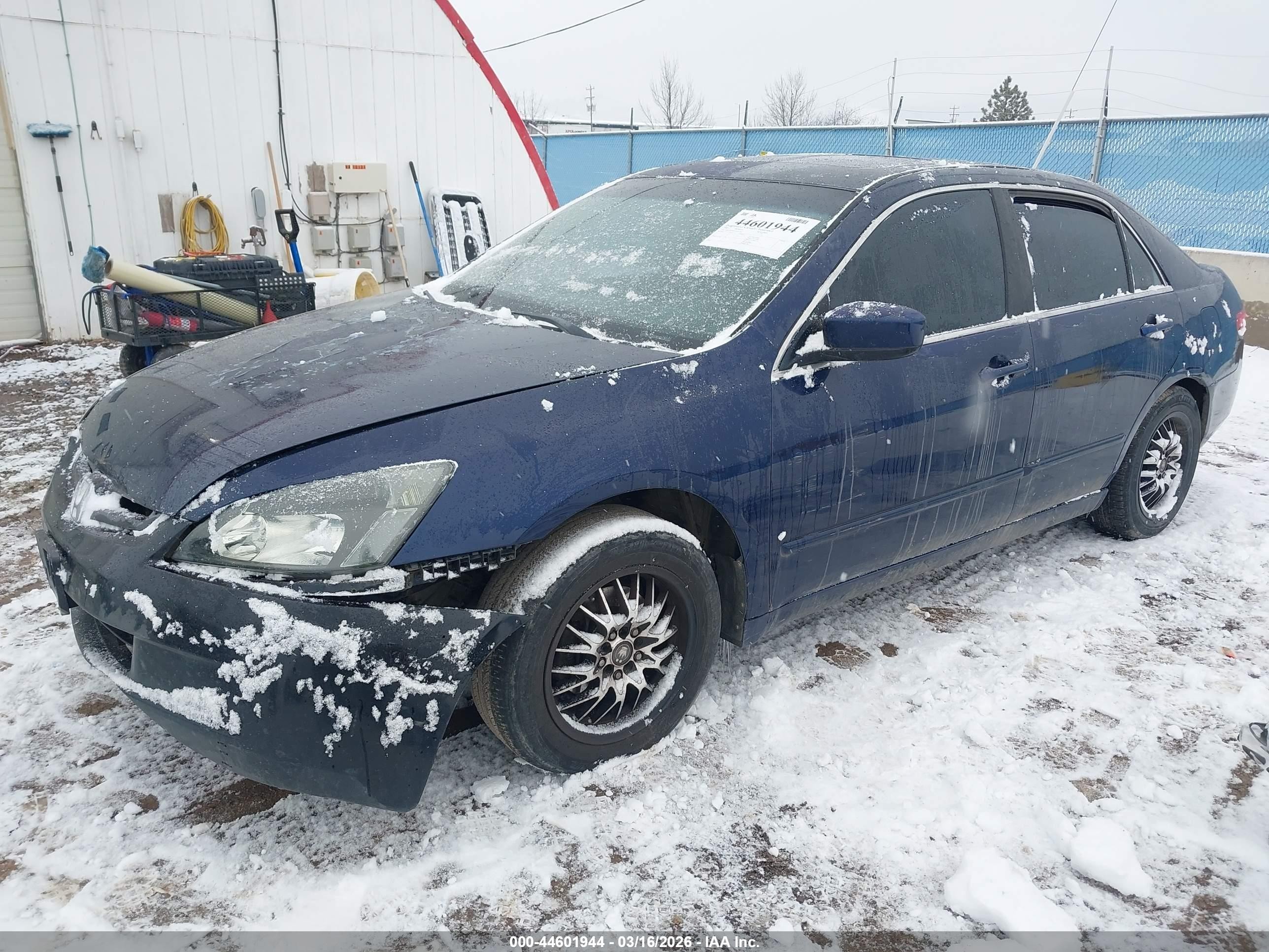 2003 Honda Accord 2.4 Ex Blue vin: 1HGCM56683A141442