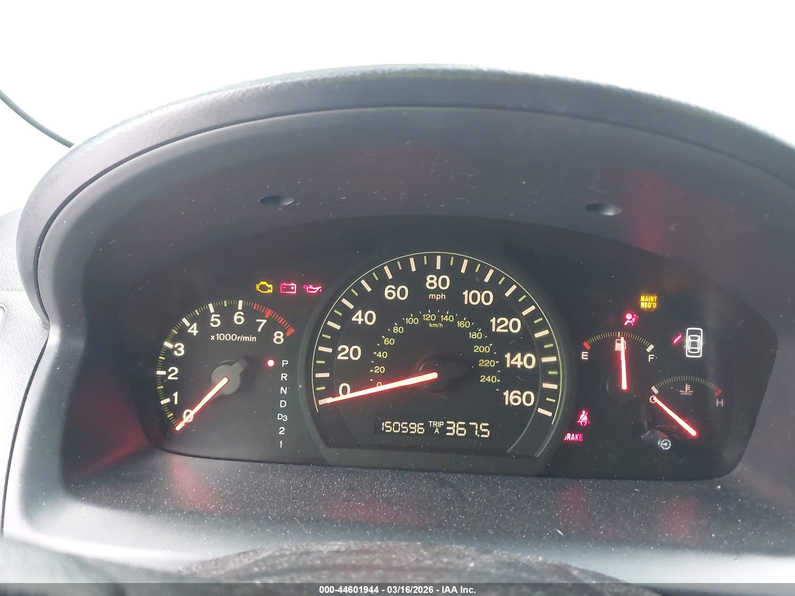 2003 Honda Accord 2.4 Ex Blue vin: 1HGCM56683A141442