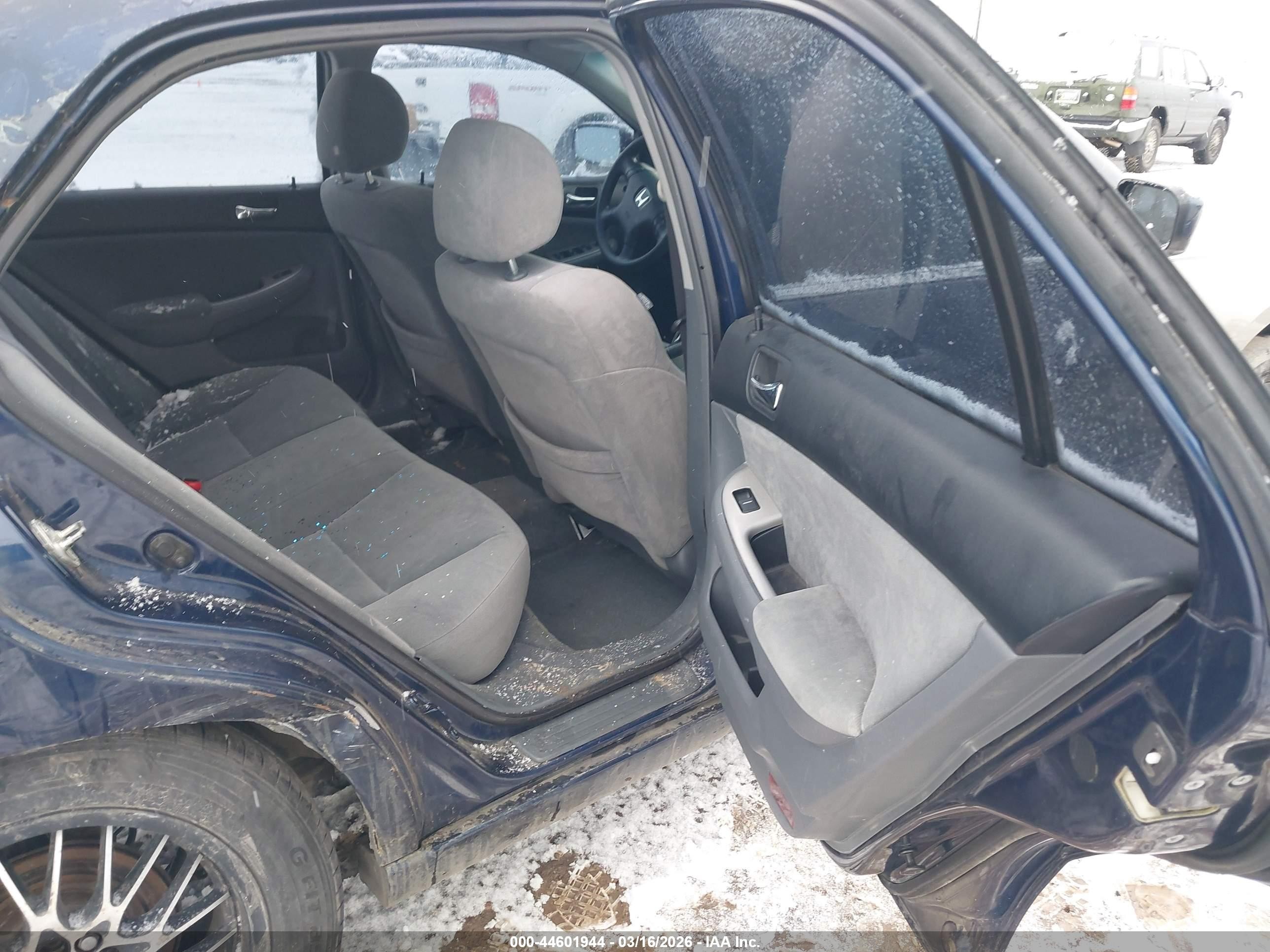 2003 Honda Accord 2.4 Ex Blue vin: 1HGCM56683A141442