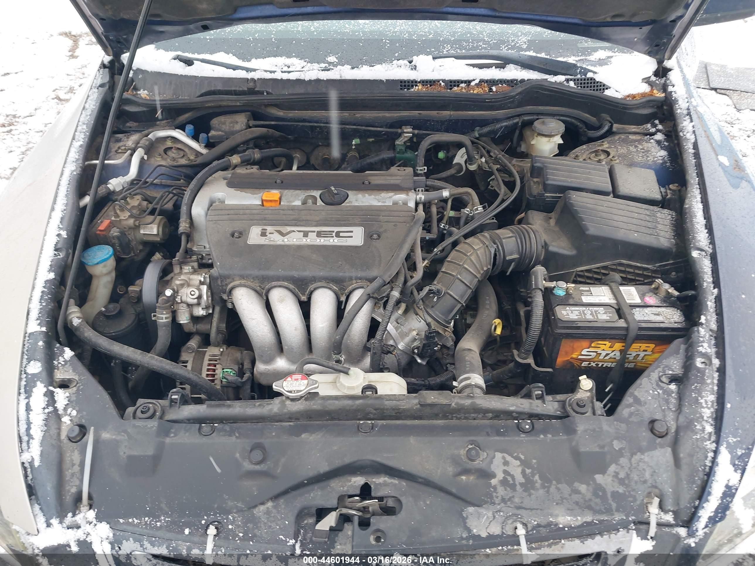 2003 Honda Accord 2.4 Ex Blue vin: 1HGCM56683A141442