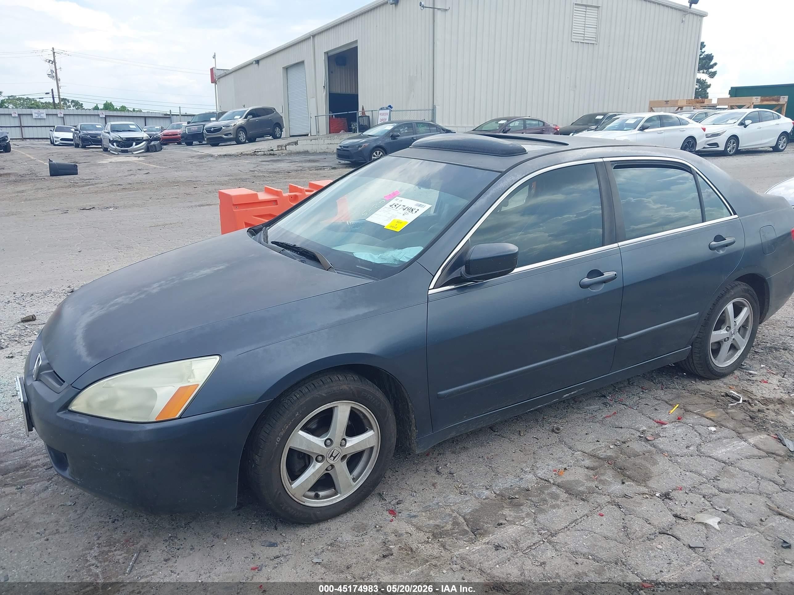 2004 Honda Accord 2.4 Ex Серый vin: 1HGCM56684A062631