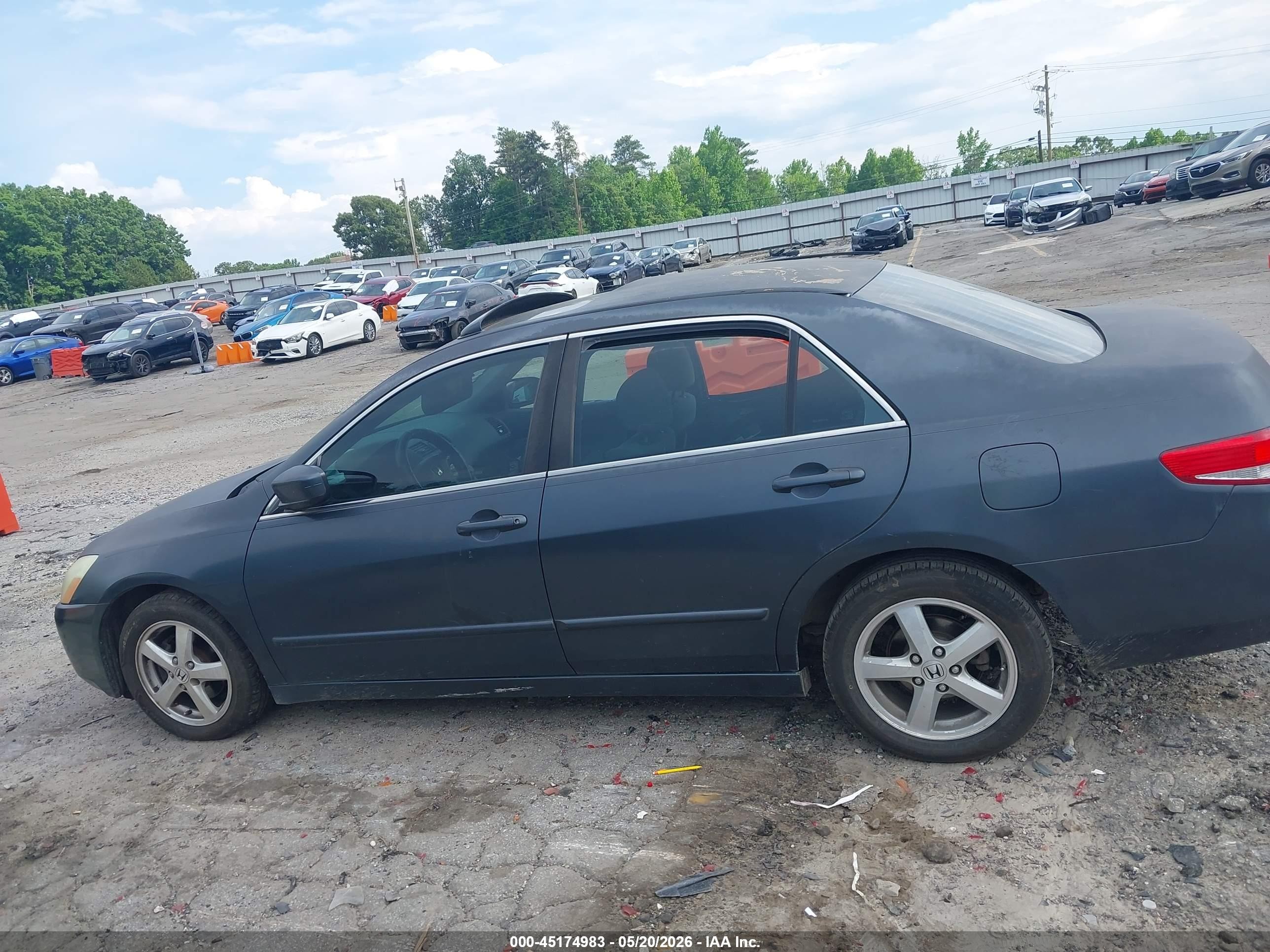 2004 Honda Accord 2.4 Ex Серый vin: 1HGCM56684A062631