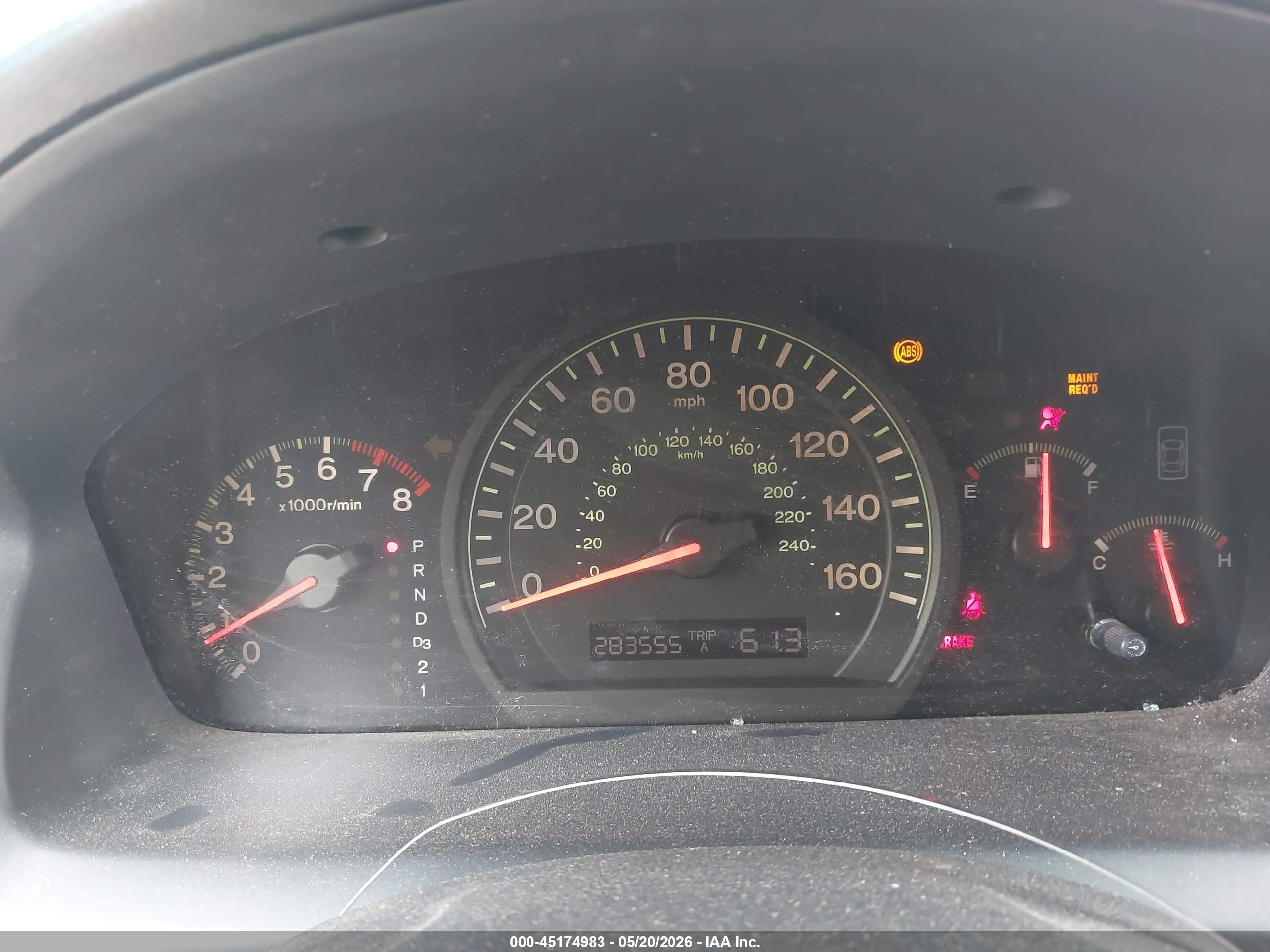 2004 Honda Accord 2.4 Ex Серый vin: 1HGCM56684A062631