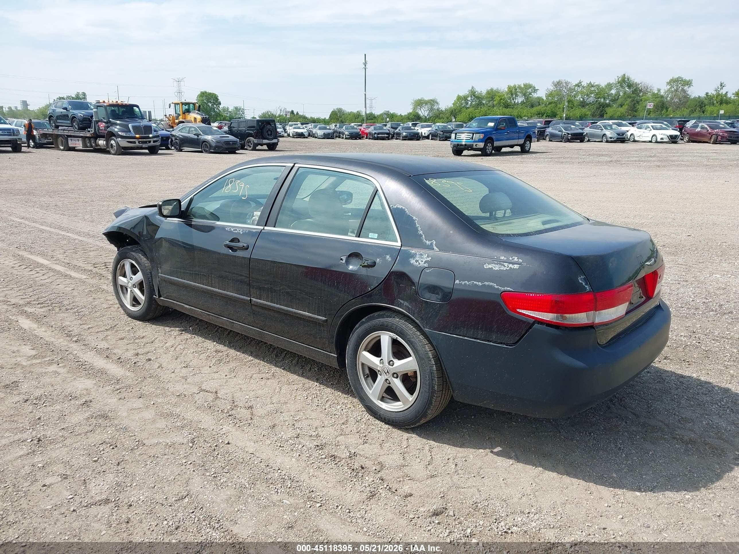 2004 Honda Accord 2.4 Ex Black vin: 1HGCM56684A147971