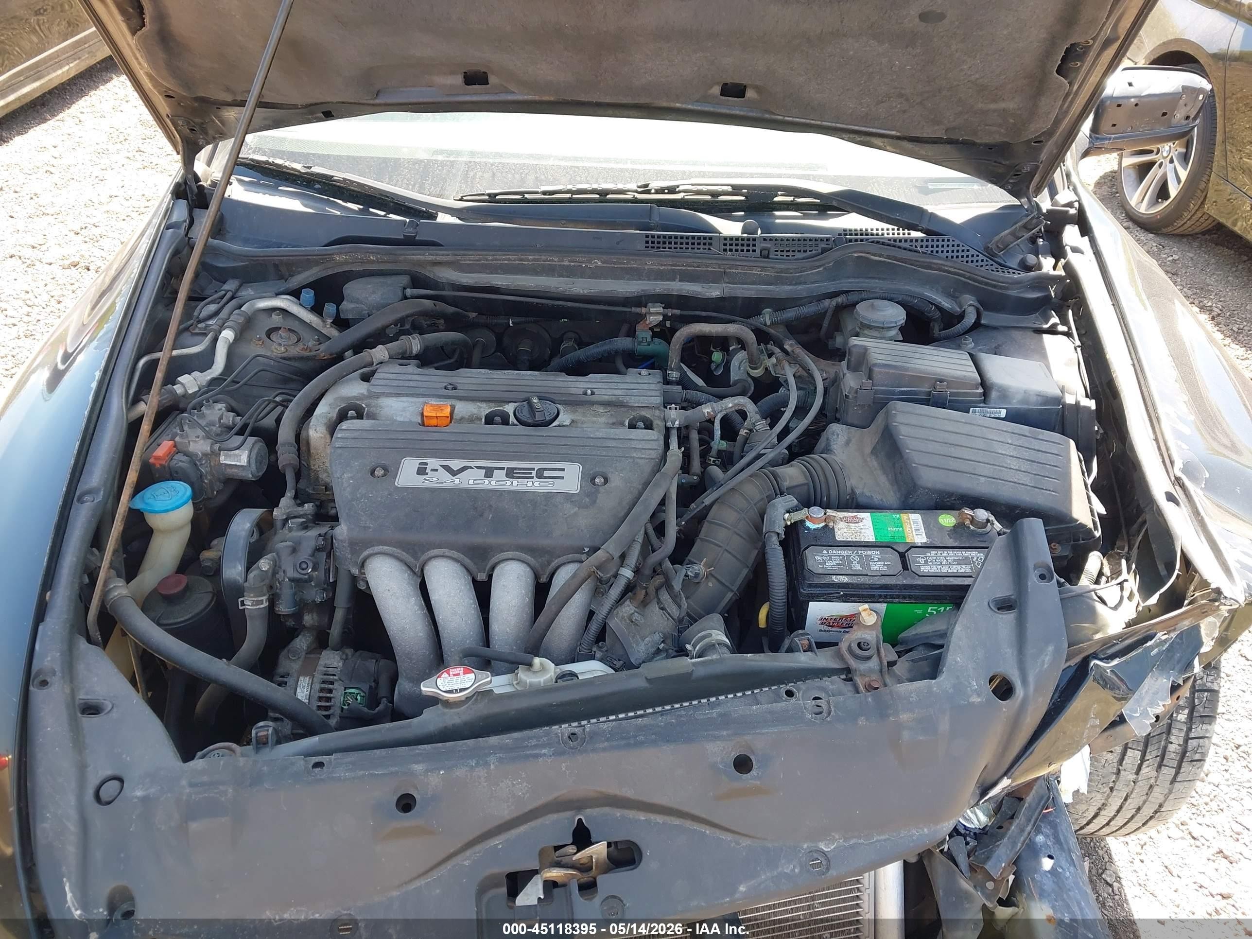 2004 Honda Accord 2.4 Ex Black vin: 1HGCM56684A147971