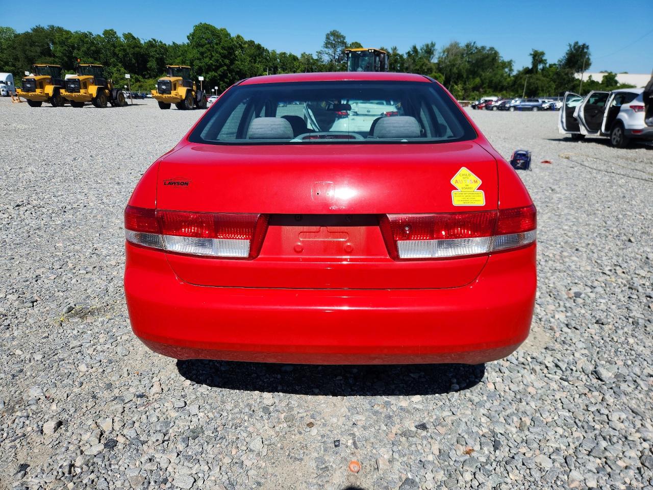 2004 Honda Accord Ex Red vin: 1HGCM56684A159490