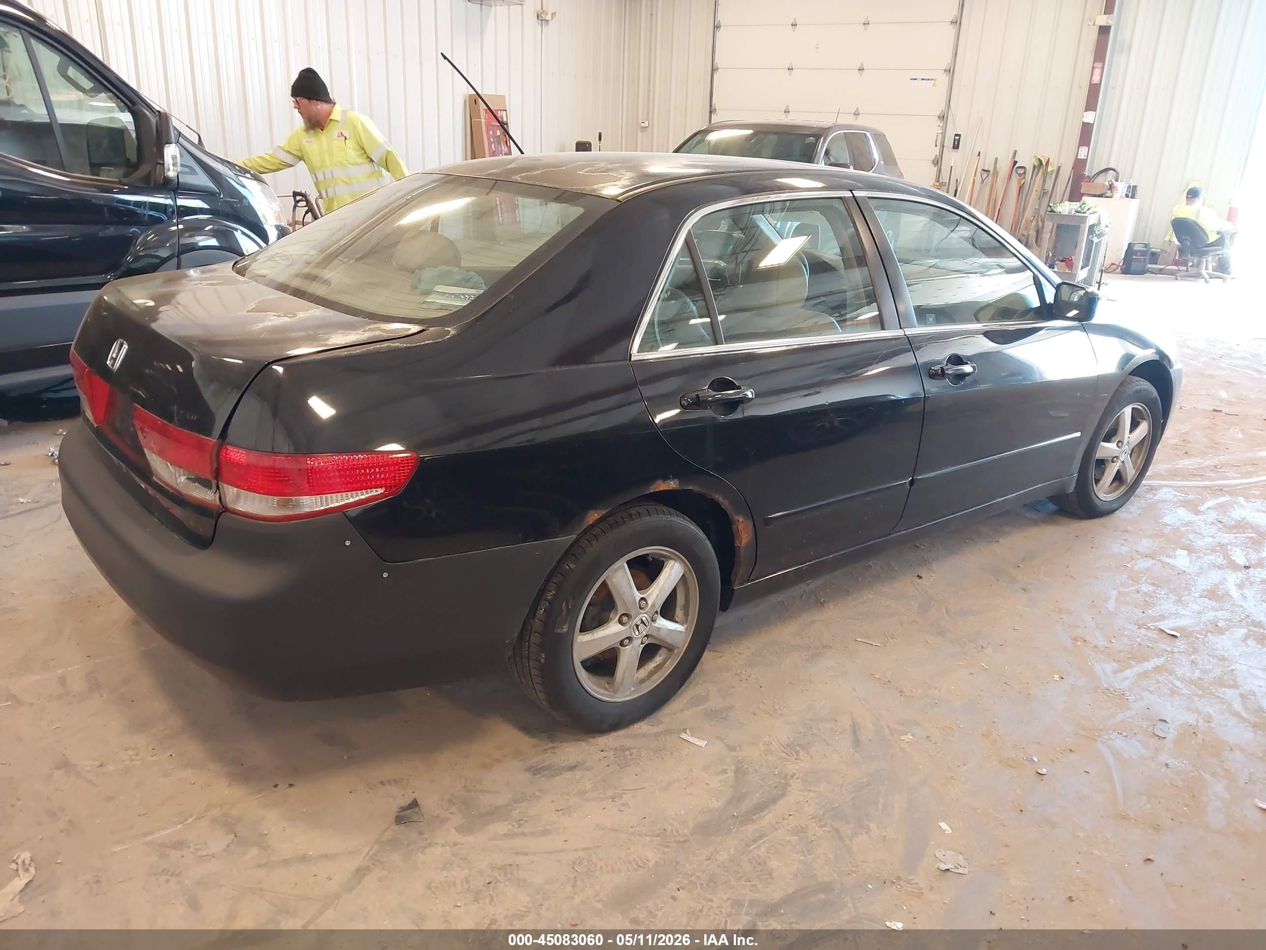 2003 Honda Accord 2.4 Ex Black vin: 1HGCM56693A008642