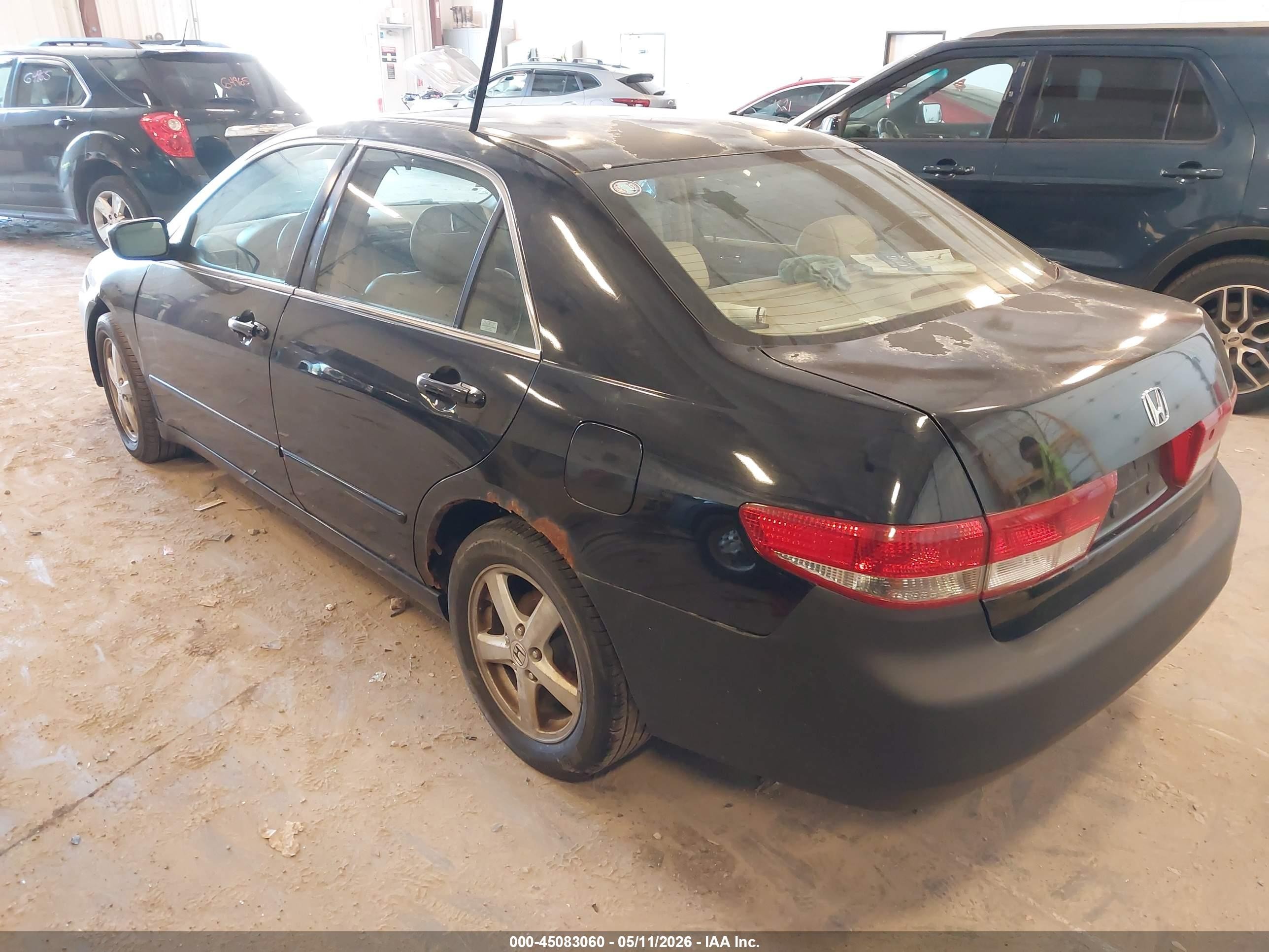 2003 Honda Accord 2.4 Ex Black vin: 1HGCM56693A008642