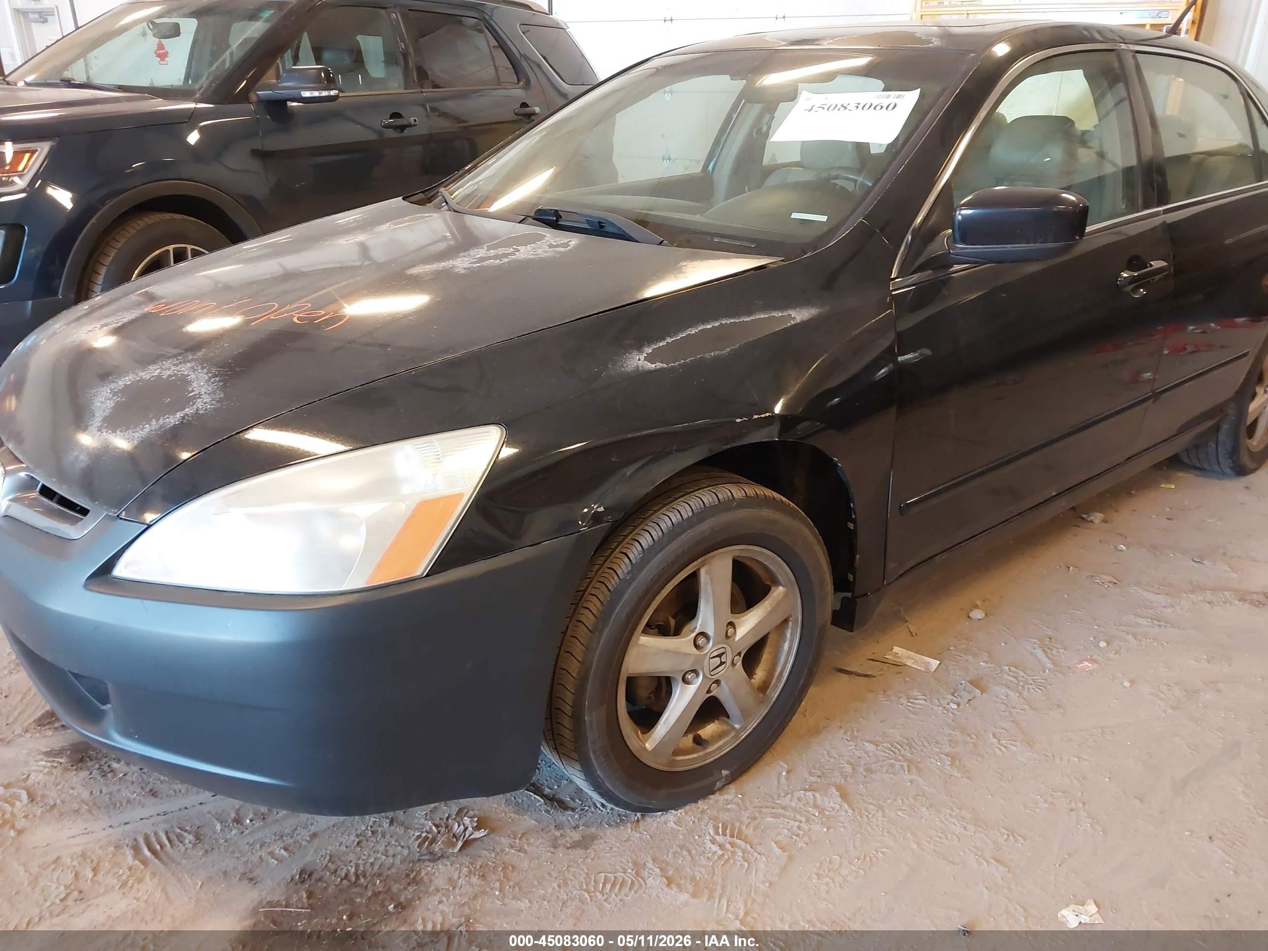 2003 Honda Accord 2.4 Ex Black vin: 1HGCM56693A008642