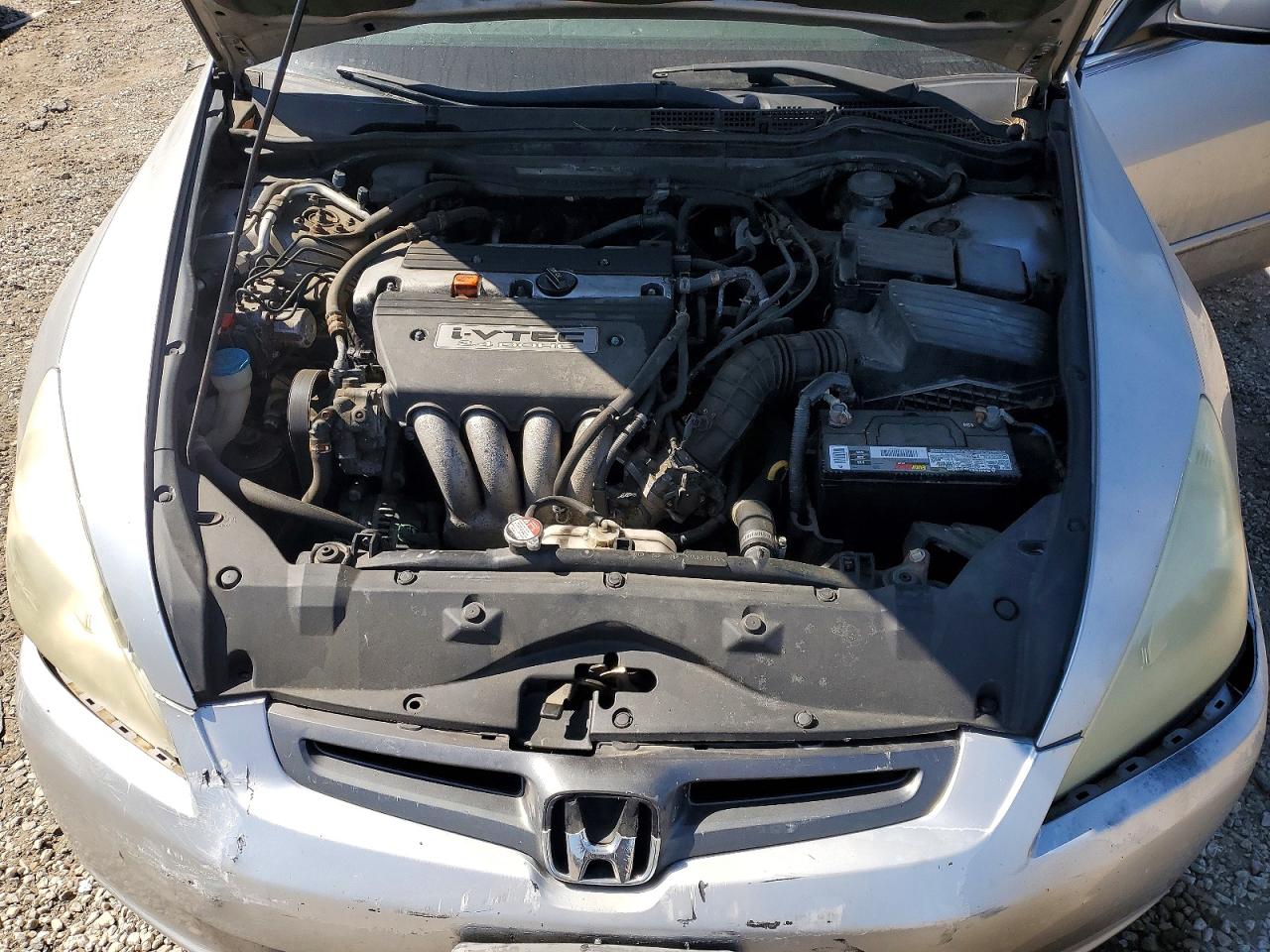 2003 Honda Accord Ex Silver vin: 1HGCM56693A010763