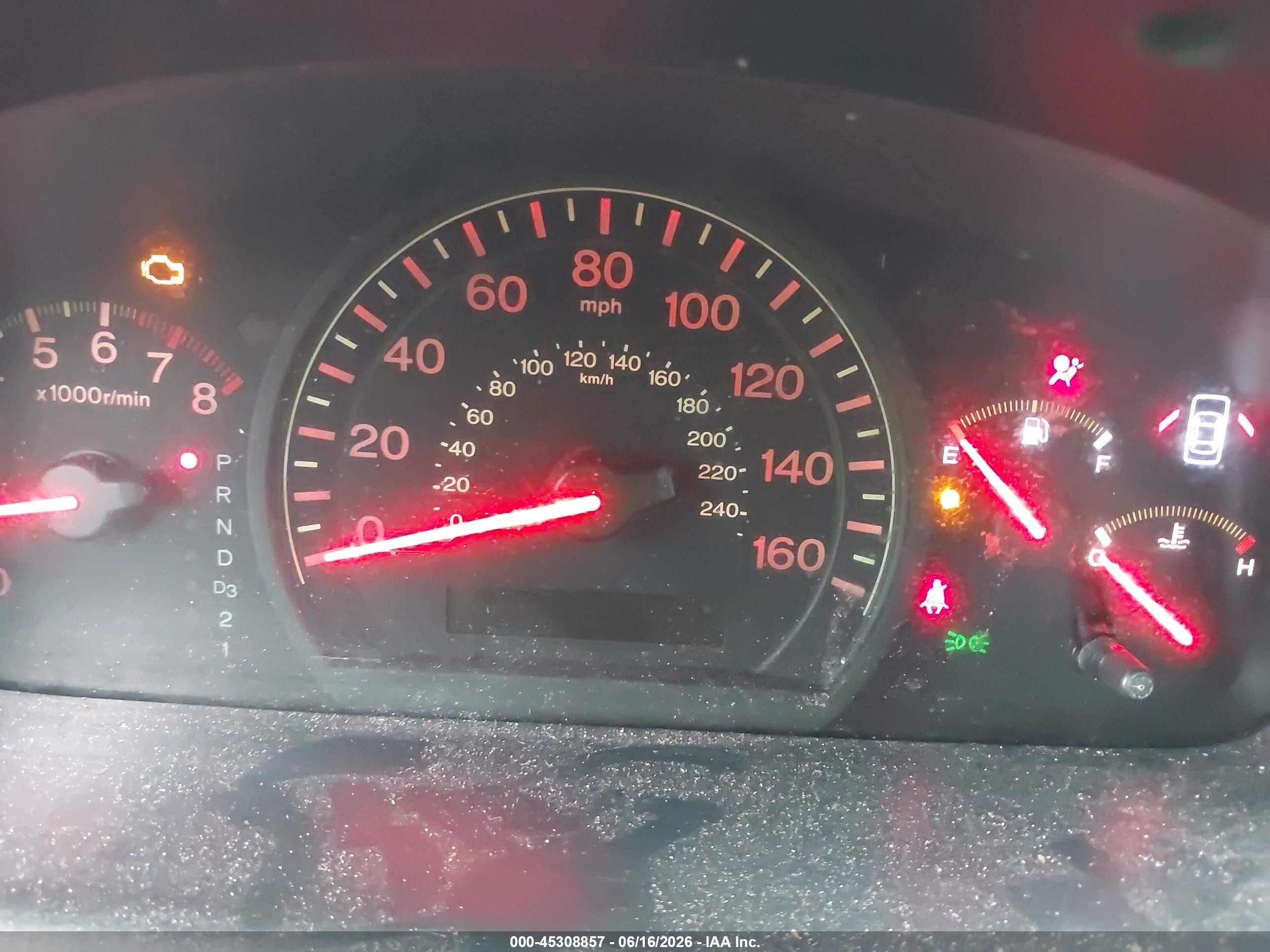 2003 Honda Accord 2.4 Ex White vin: 1HGCM56693A021357