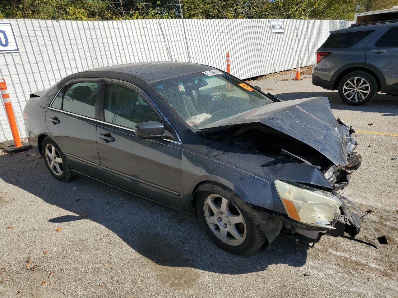 2003 Honda Accord Ex Blue vin: 1HGCM56693A032472