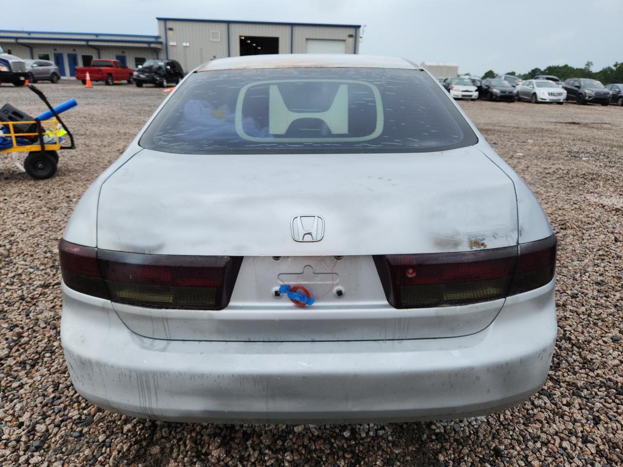 2003 Honda Accord Ex Silver vin: 1HGCM56693A052740