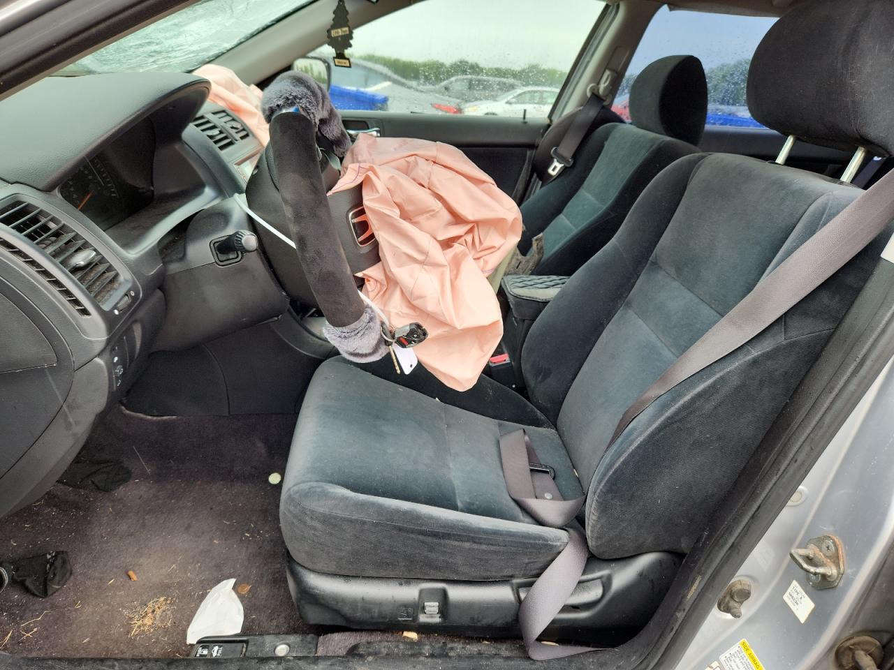 2003 Honda Accord Ex Silver vin: 1HGCM56693A052740