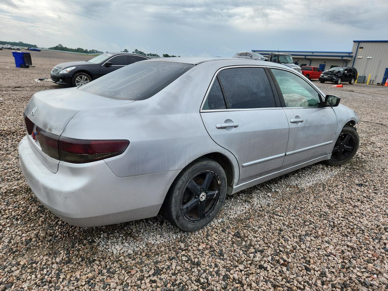 2003 Honda Accord Ex Silver vin: 1HGCM56693A052740