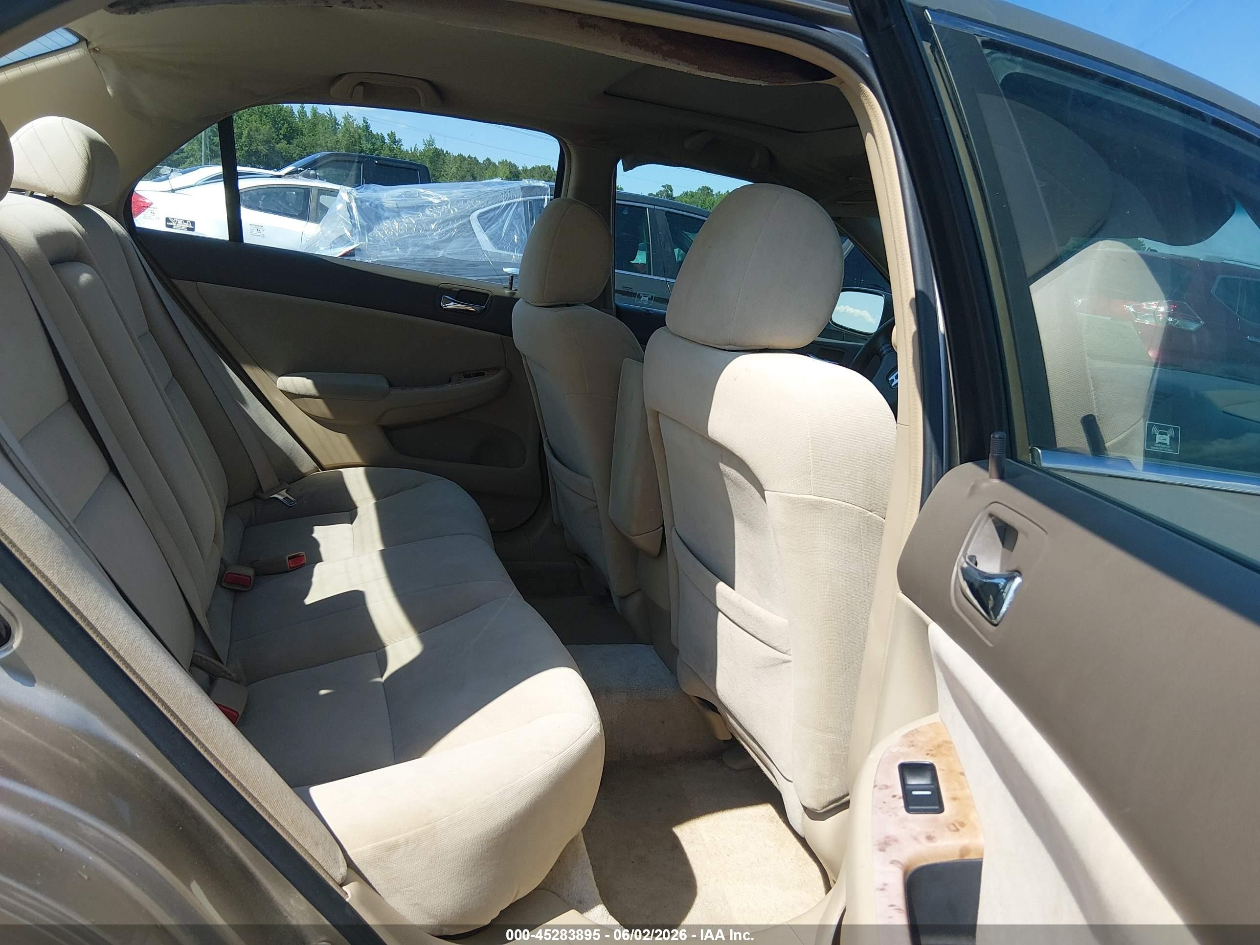 2003 Honda Accord 2.4 Ex Tan vin: 1HGCM56693A053595