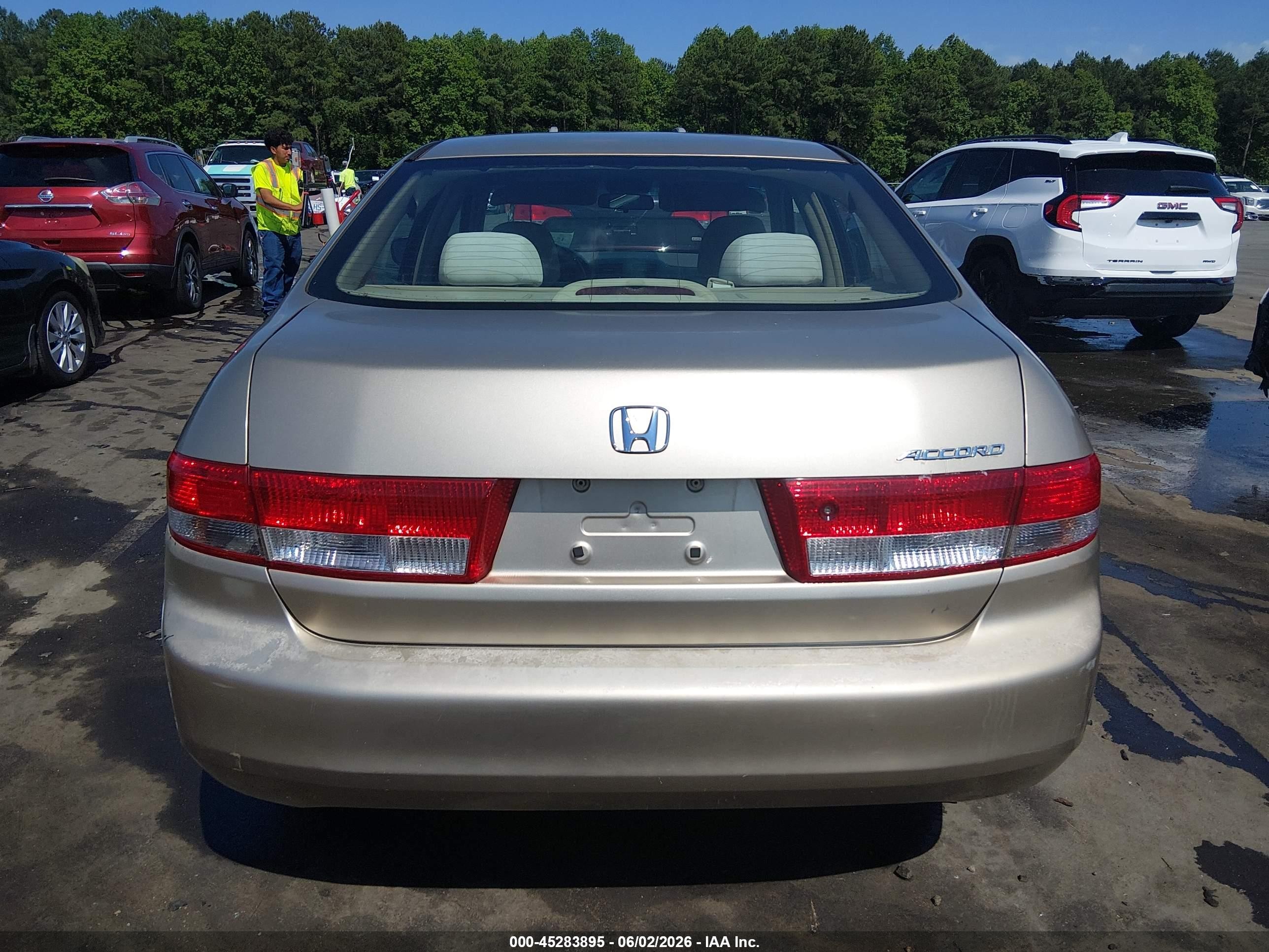 2003 Honda Accord 2.4 Ex Tan vin: 1HGCM56693A053595