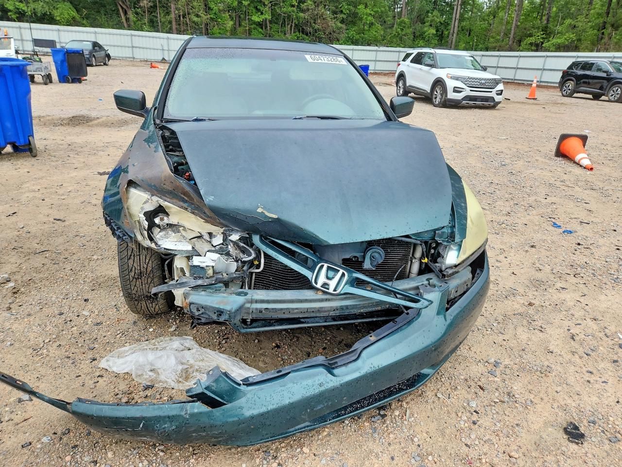 2003 Honda Accord Ex Teal vin: 1HGCM56693A067111