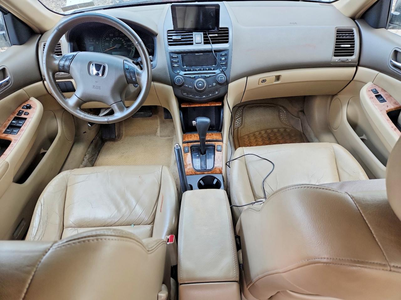 2003 Honda Accord Ex White vin: 1HGCM56693A088329