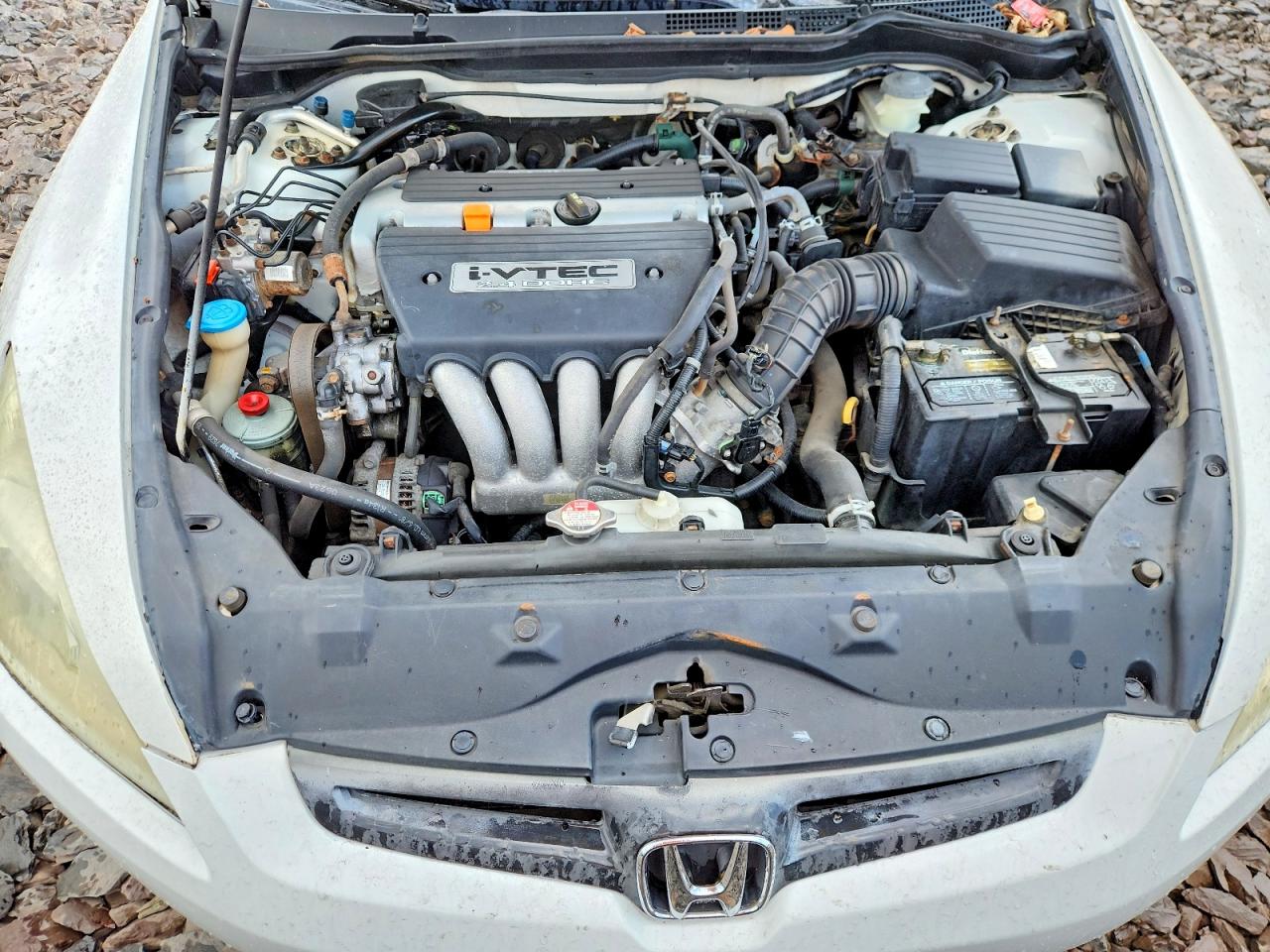 2003 Honda Accord Ex White vin: 1HGCM56693A088329