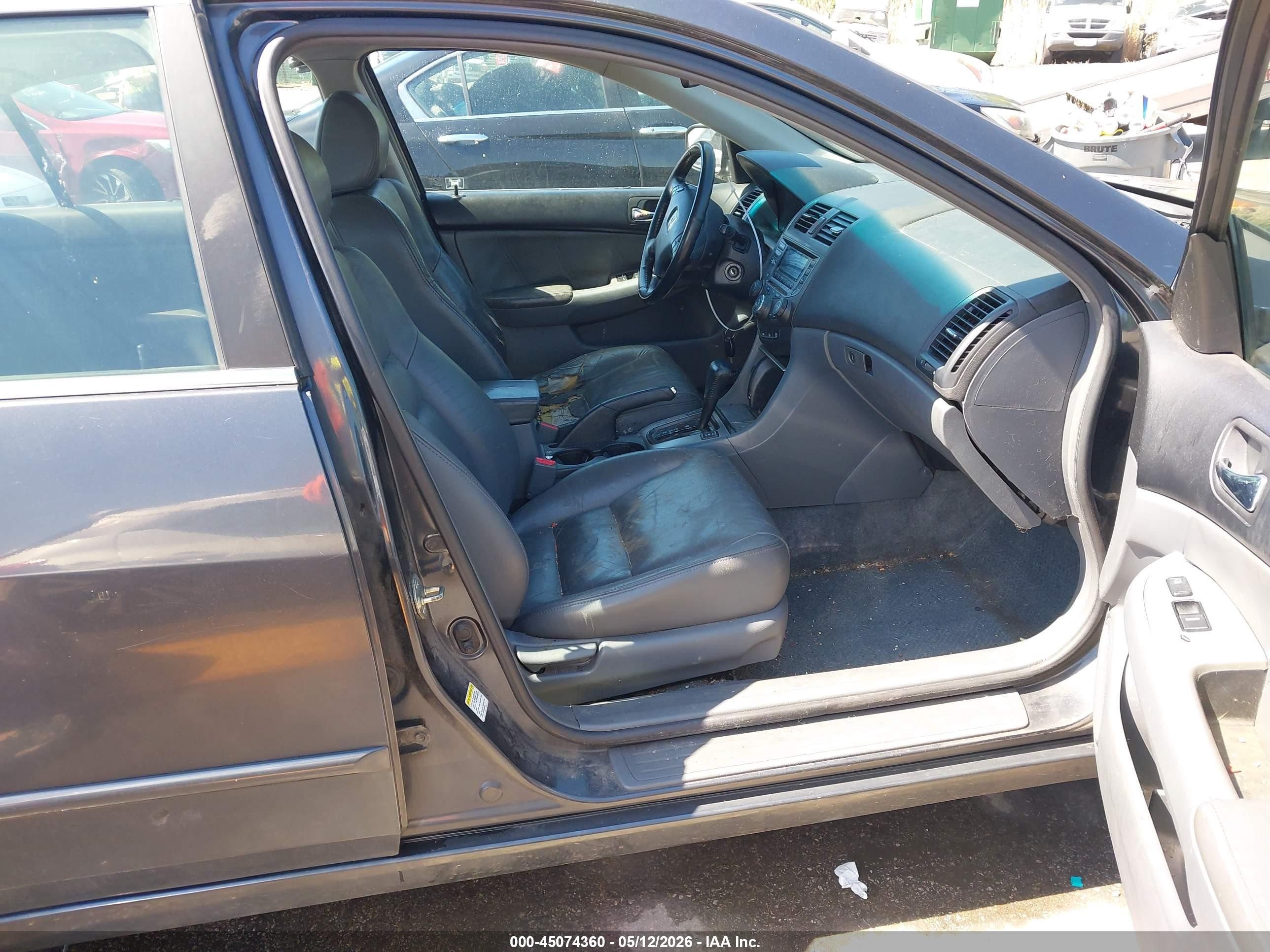 2003 Honda Accord 2.4 Ex Серый vin: 1HGCM56693A114234