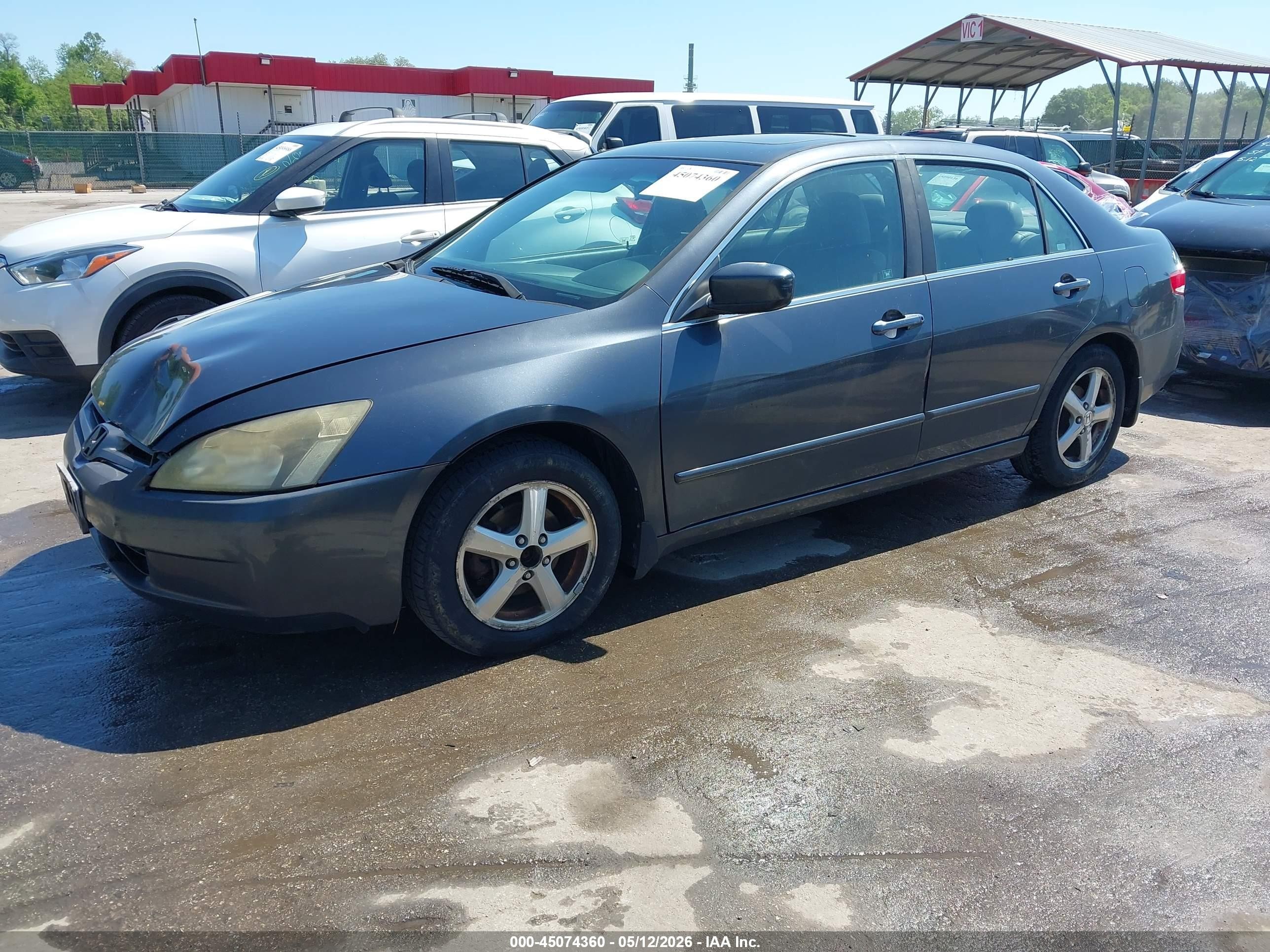 2003 Honda Accord 2.4 Ex Серый vin: 1HGCM56693A114234